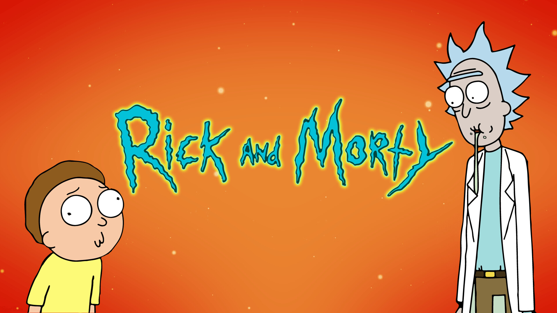 Rick and Morty: The show follows a genius and his grandson as they go on crazy adventures. 1920x1080 Full HD Wallpaper.