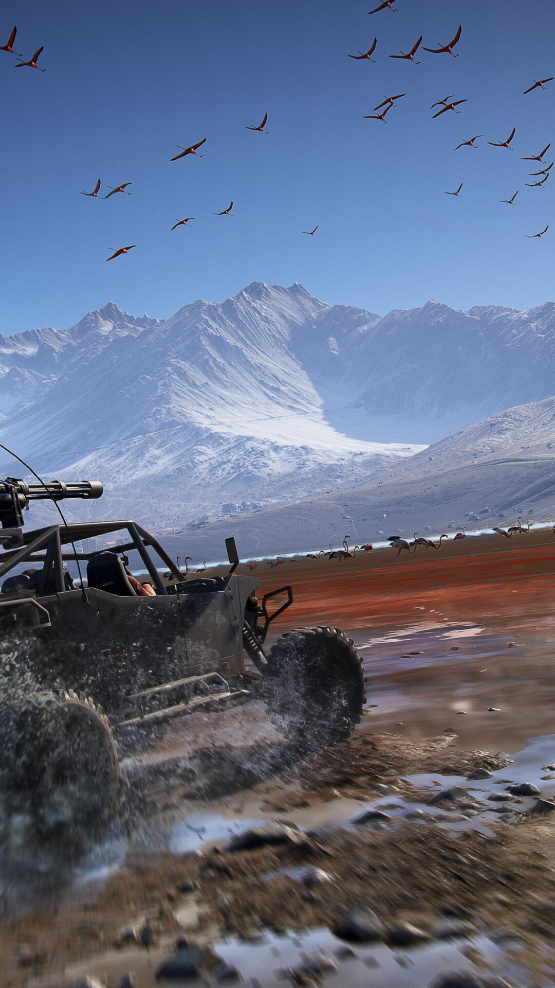 Ghost Recon: Wildlands: One of the largest open-world settings in Ubisoft video games, Tom Clancy, SpecOps. 1080x1920 Full HD Background.