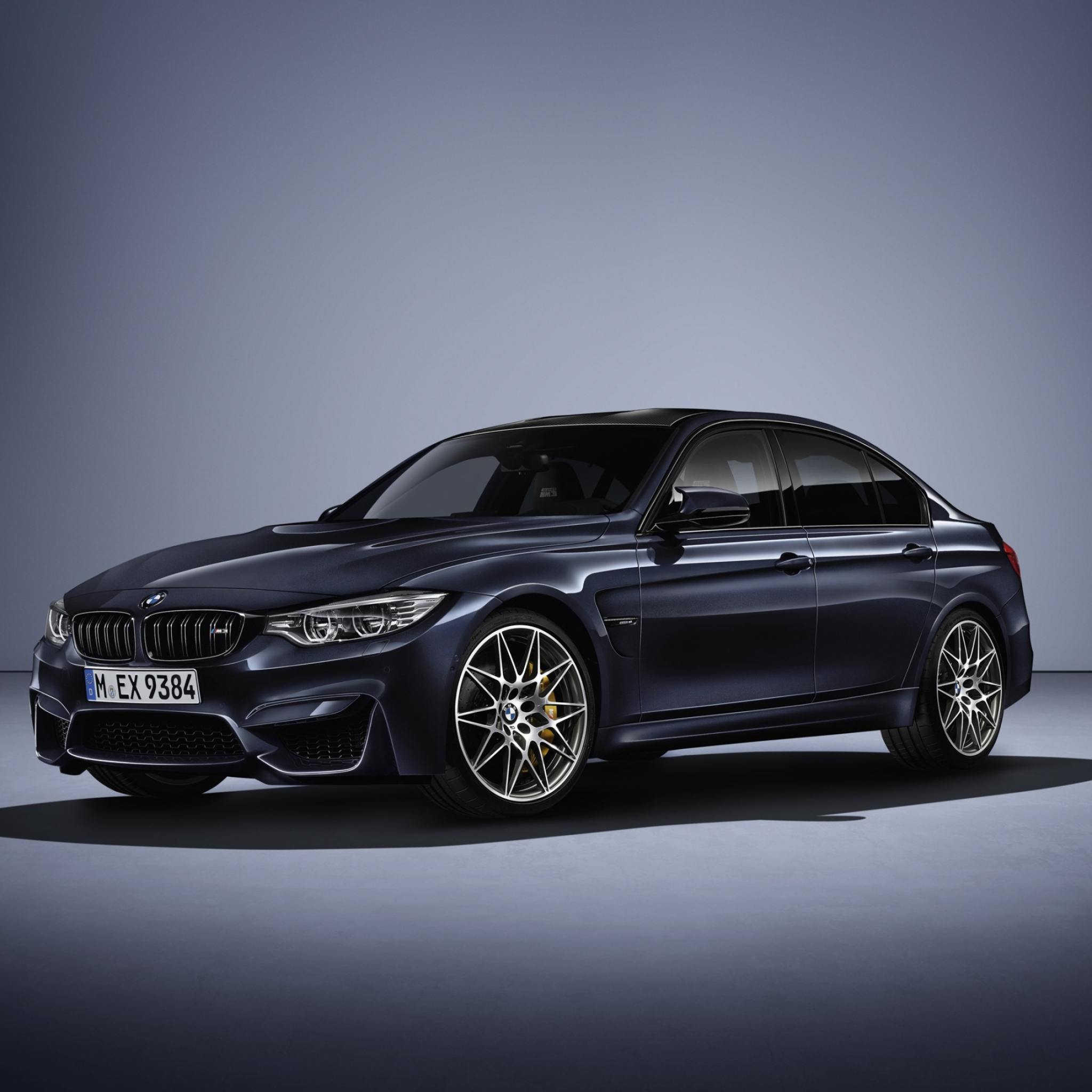 BMW M3, 2017 model, Wallpaper collection, Timeless beauty, 2050x2050 HD Phone