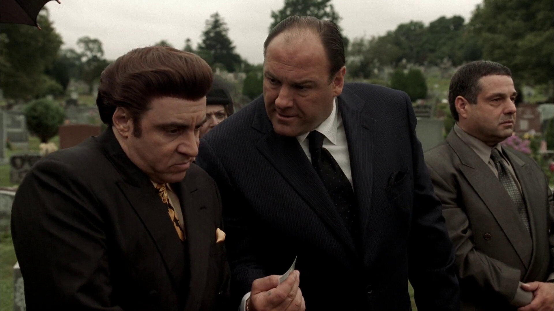 The Sopranos: New Jersey-based, Italian American mobster Tony Soprano. 1920x1080 Full HD Background.