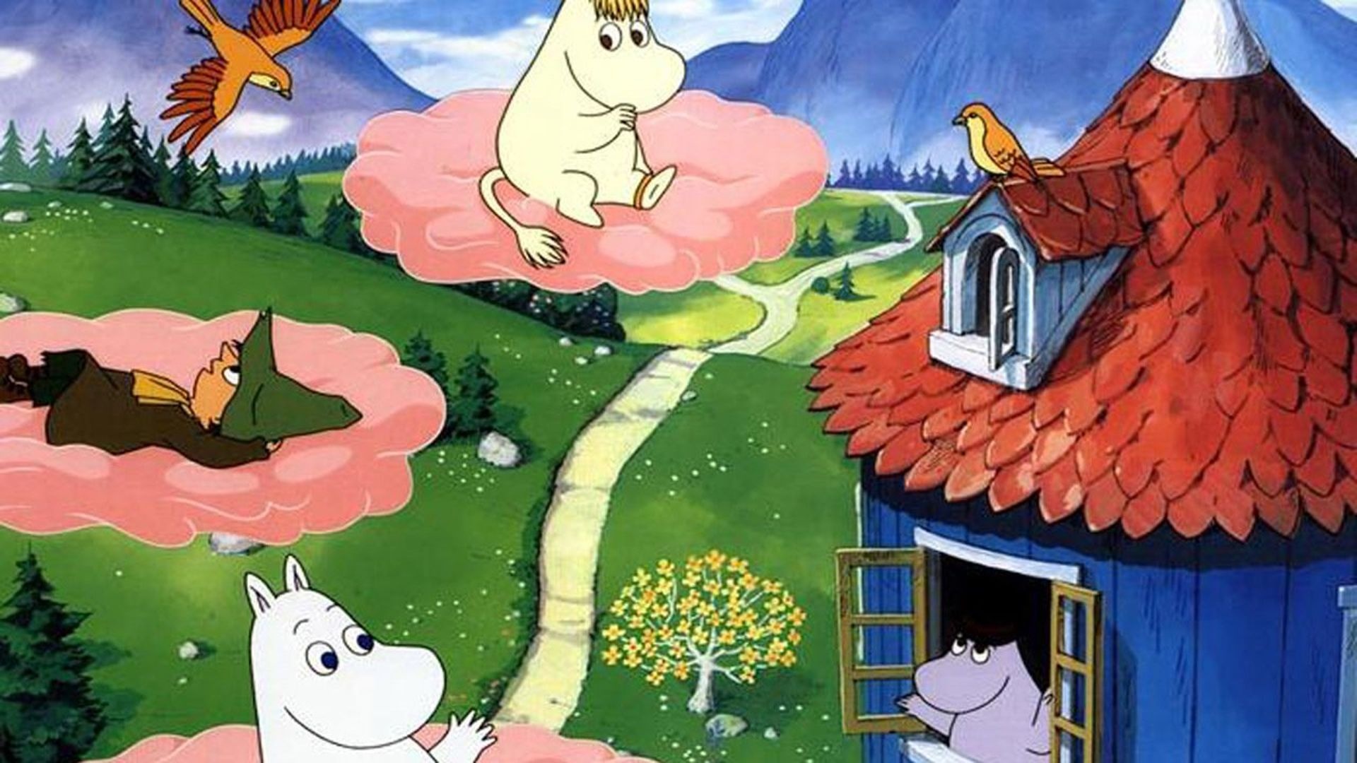 Moomin: Some of Finland’s most iconic and beloved symbols. 1920x1080 Full HD Background.