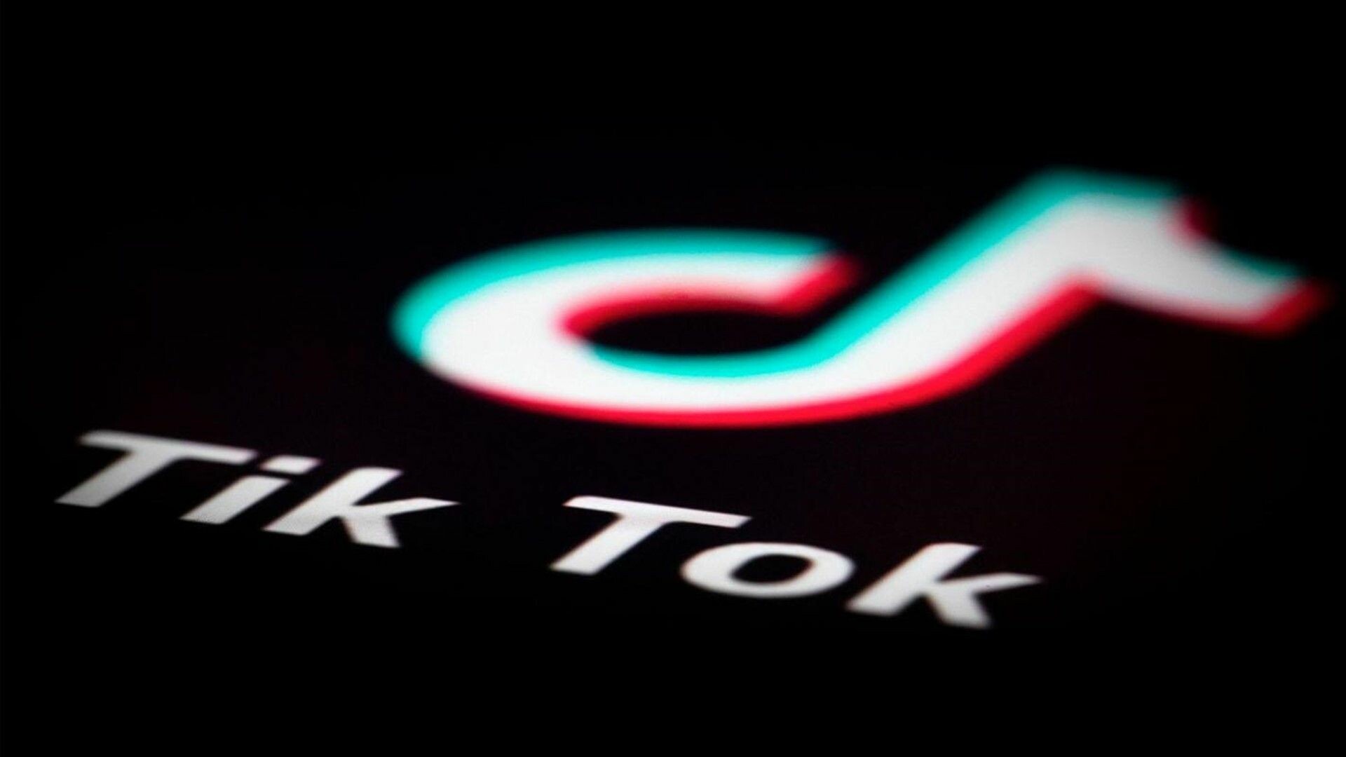 TikTok: Social networking service, Short video clips, adding filters or favorite music. 1920x1080 Full HD Background.