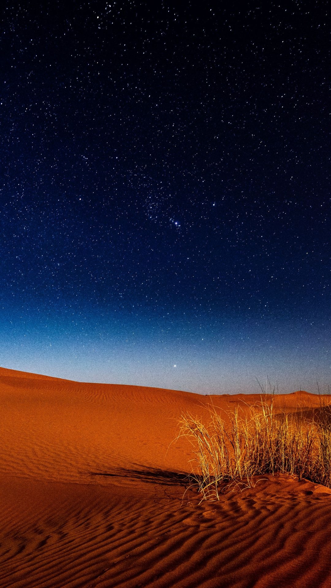 Gobi Desert, Desert at night, Nocturnal beauty, Starry skies, 1080x1920 Full HD Handy