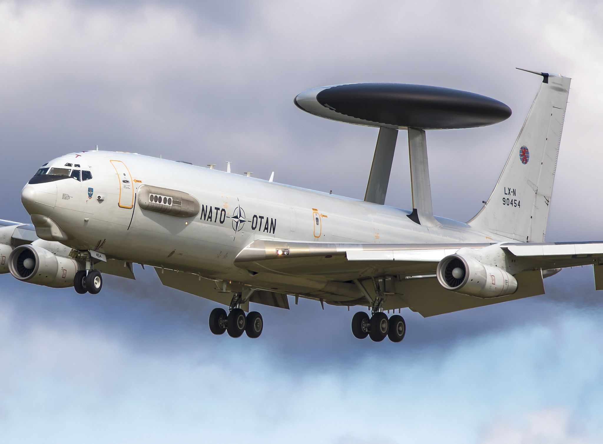Boeing E-3, Military aviation, AWACS radar, Aircraftradar, Luxembourg NATO, 2050x1510 HD Desktop