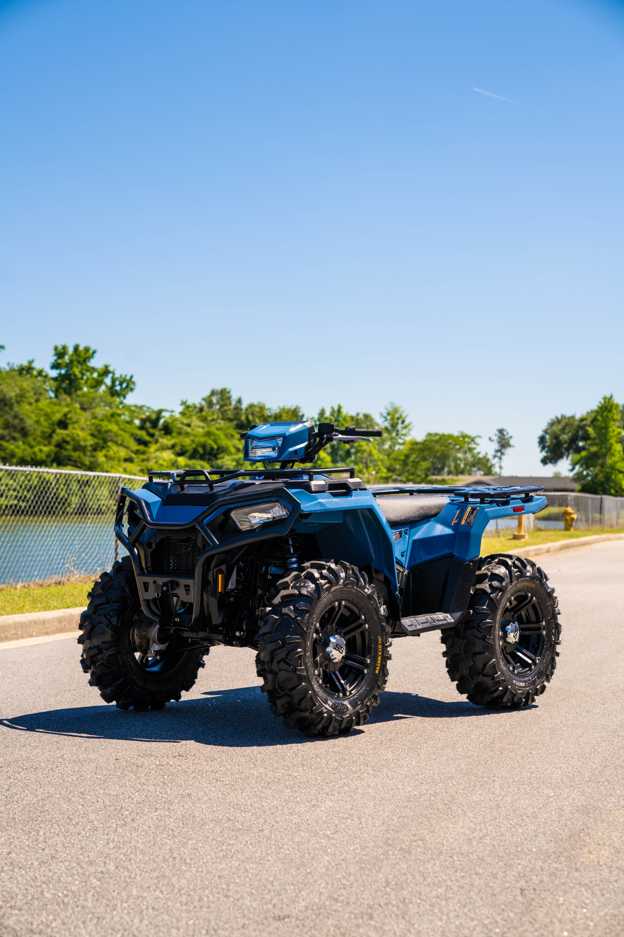 Polaris Sportsman 450 H.O., Used ATVs in Florence, Zenith blue, Pol748213, 1280x1920 HD Phone