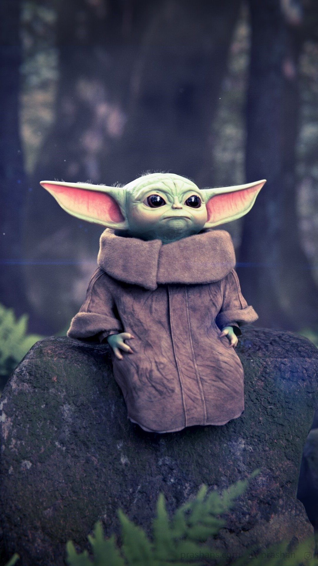 Baby Yoda iPhone wallpaper, Personalized phone background, Film character, Star Wars fan, 1080x1920 Full HD Handy