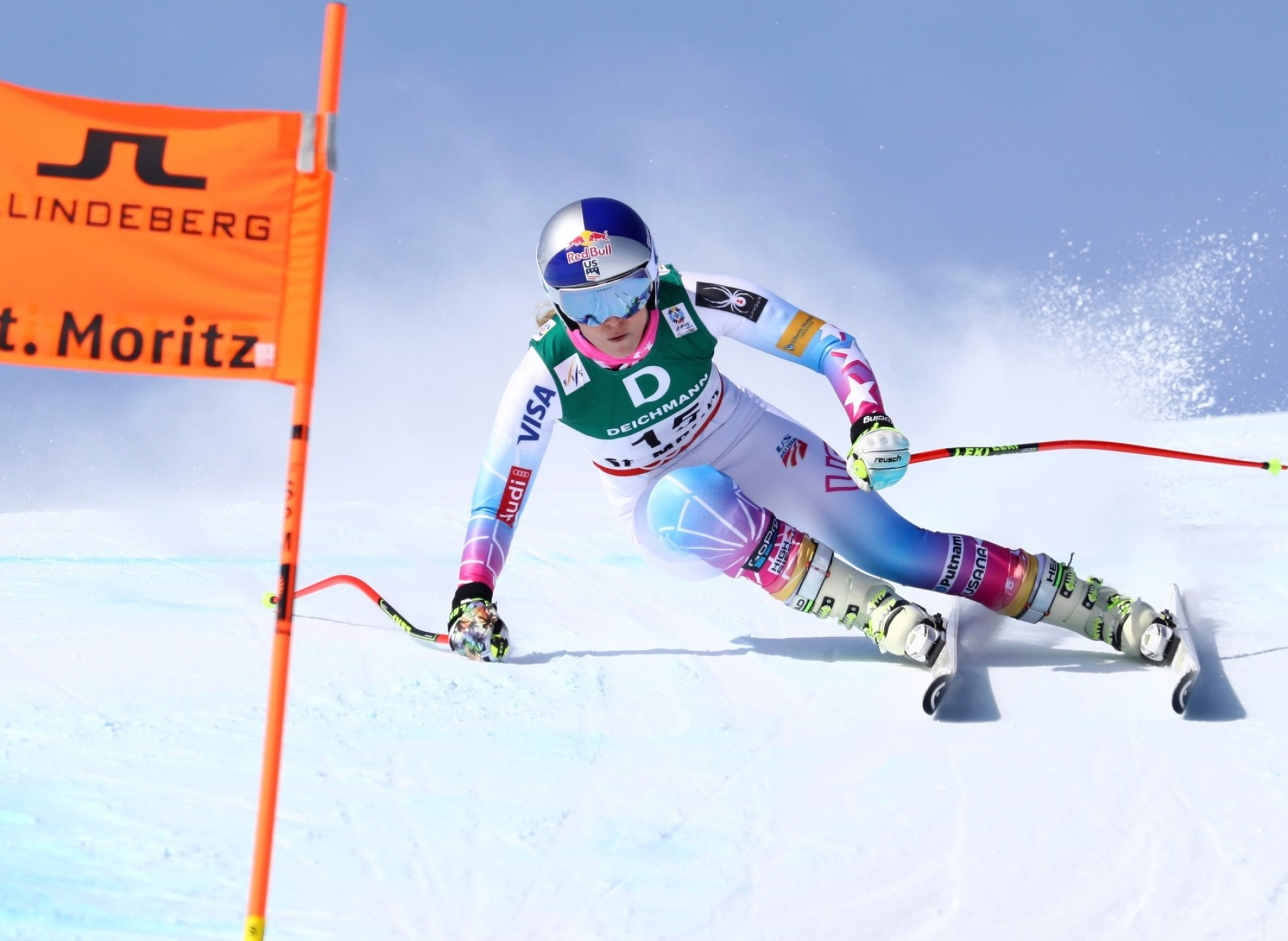 Lindsey Vonn, Downhill skiing, World championships, Expert prediction, 2050x1500 HD Desktop