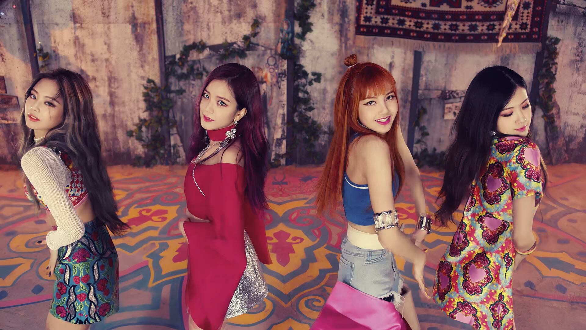 BLACKPINK: The group released their first standalone digital single, "As If It's Your Last", on June 22. 1920x1080 Full HD Background.