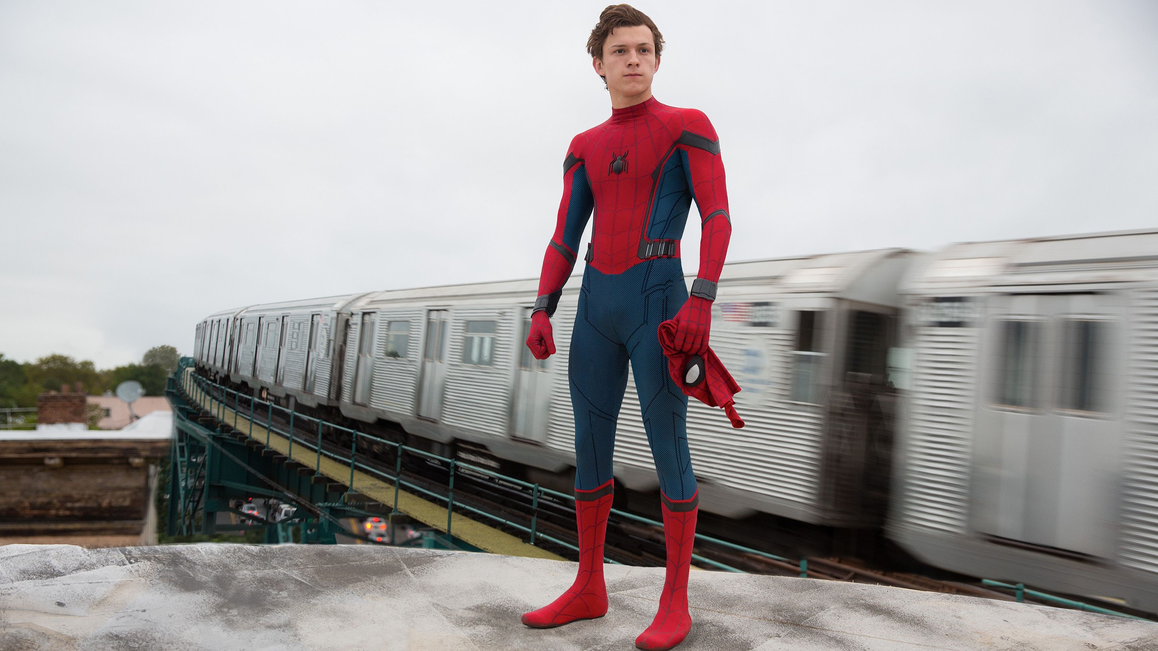 Spider-Man Homecoming, Tom Holland, 2017 movie, HD wallpapers, 3840x2160 4K Desktop