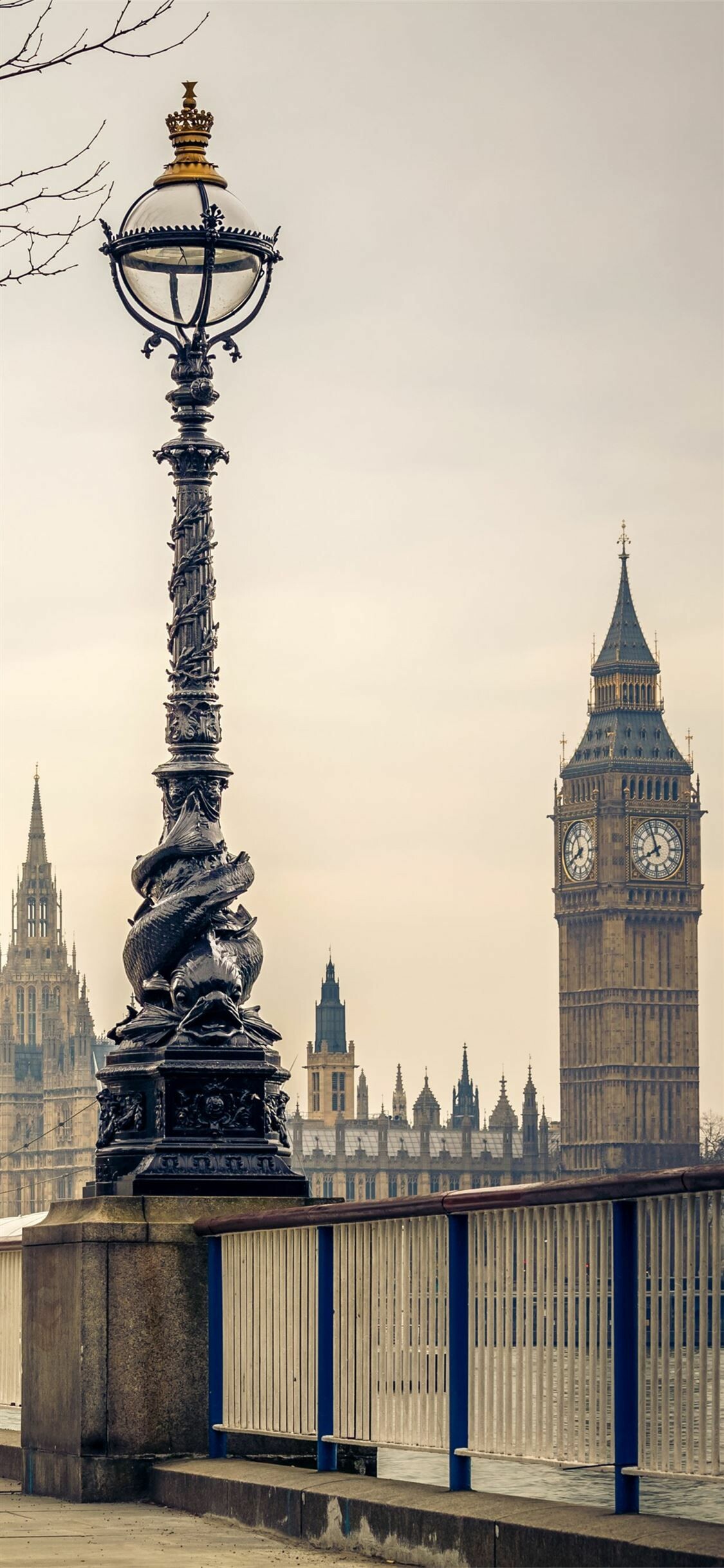 United Kingdom: Westminster Palace, England, London, Big Ben, Great Britain. 1130x2440 HD Wallpaper.
