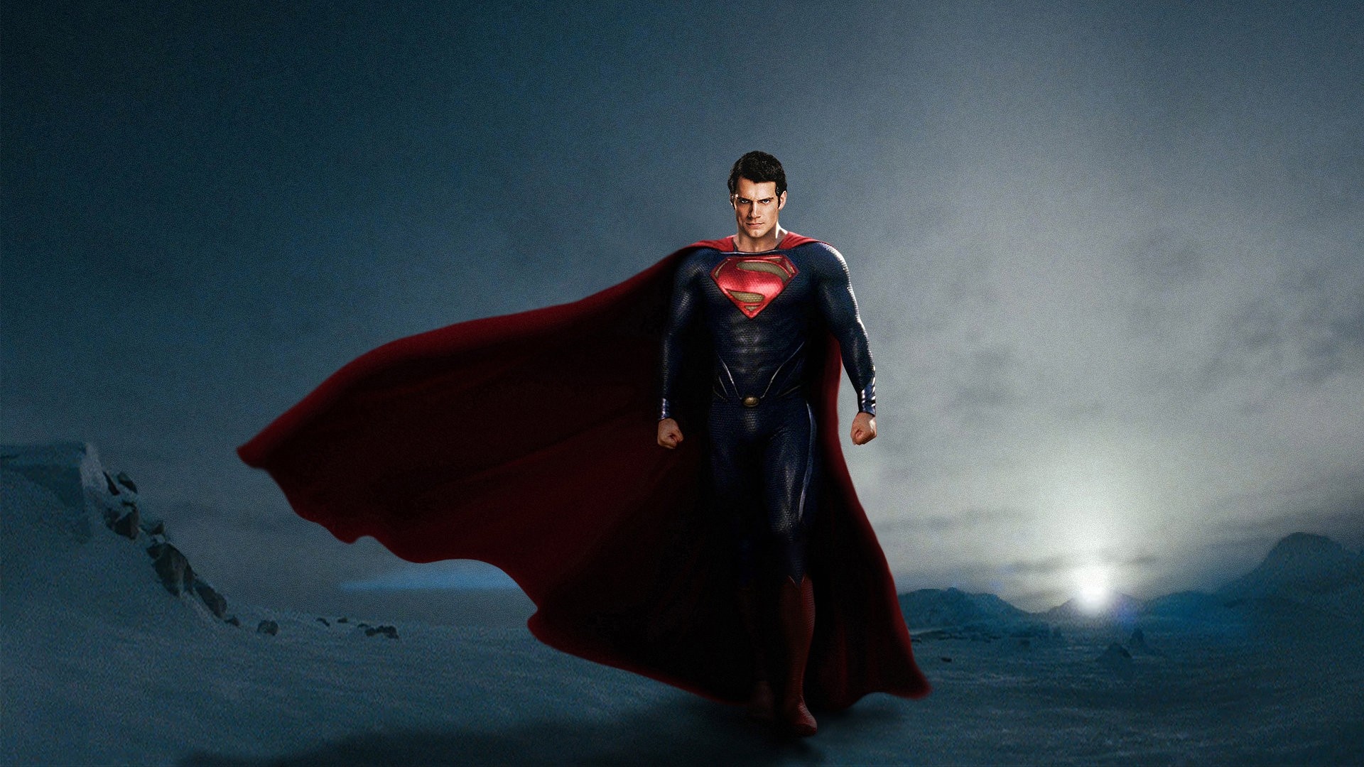 Man of Steel, Powerful superhero, Immense strength, Saving the world, 1920x1080 Full HD Desktop