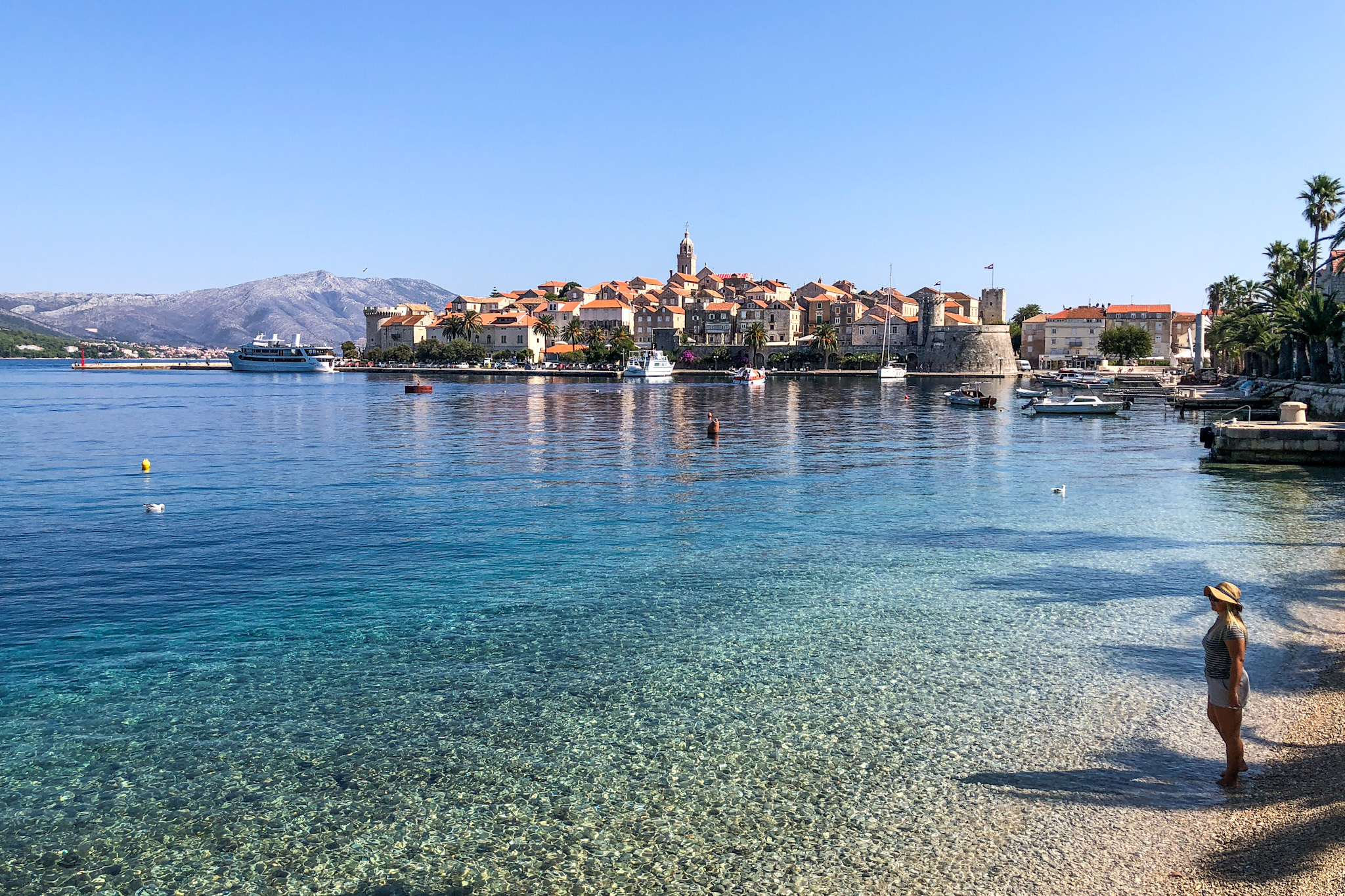 Korcula, Croatia, Korcula beaches, Wine tasting, 2050x1370 HD Desktop