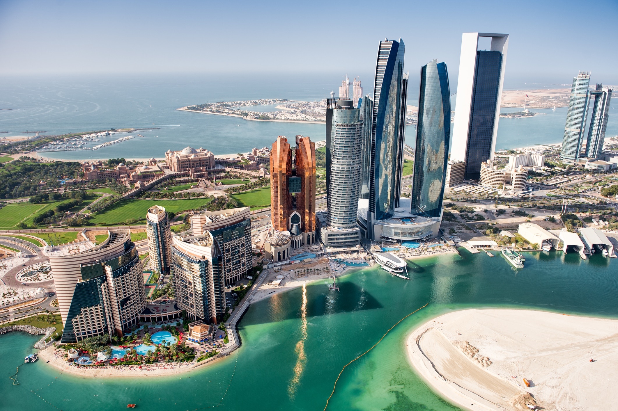 Abu Dhabi, UAE, Church approvals, Architectural development, 2130x1420 HD Desktop