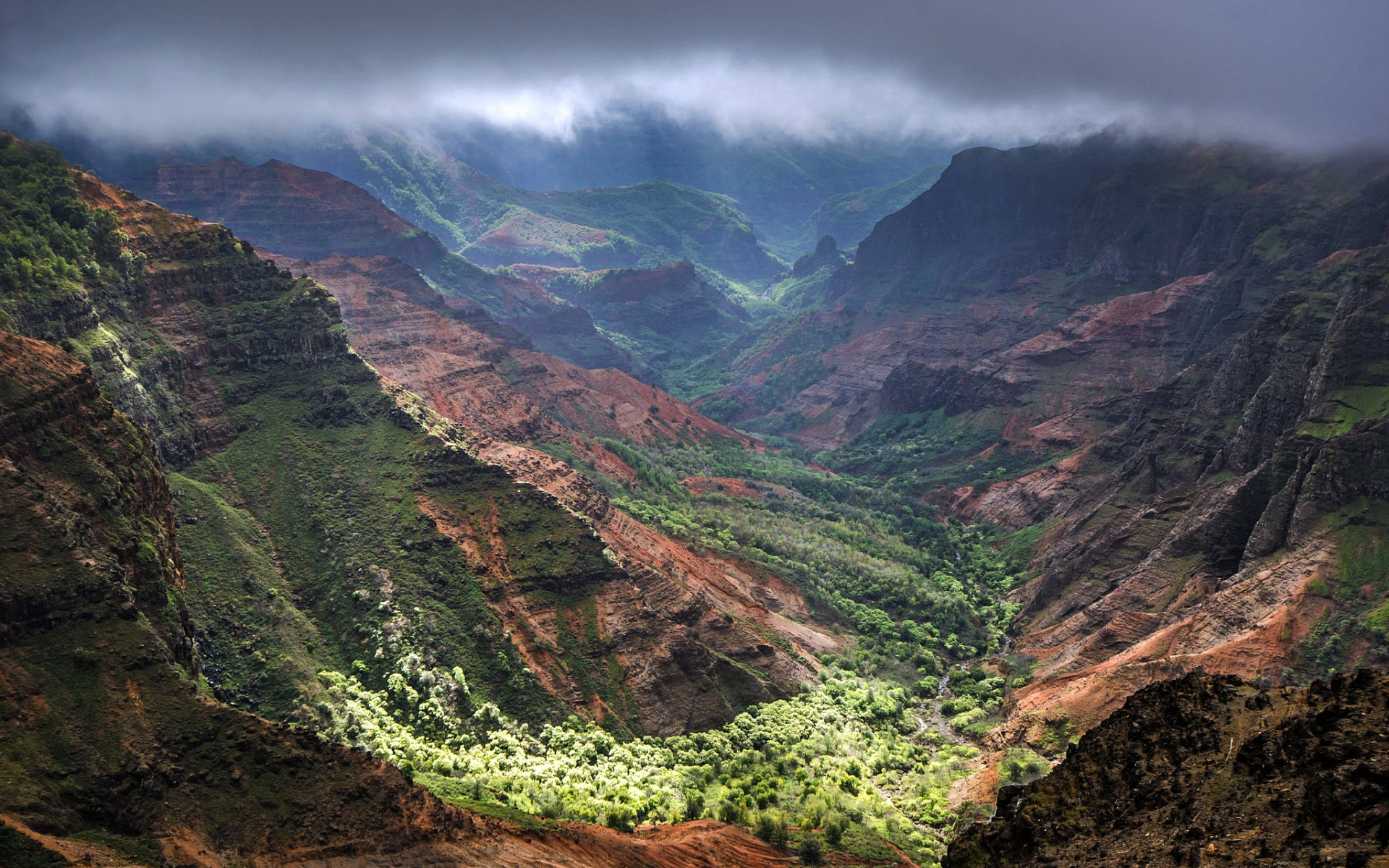 Waimea canyon state park, Kauai Hawaii landscape, 1920x1200 HD Desktop