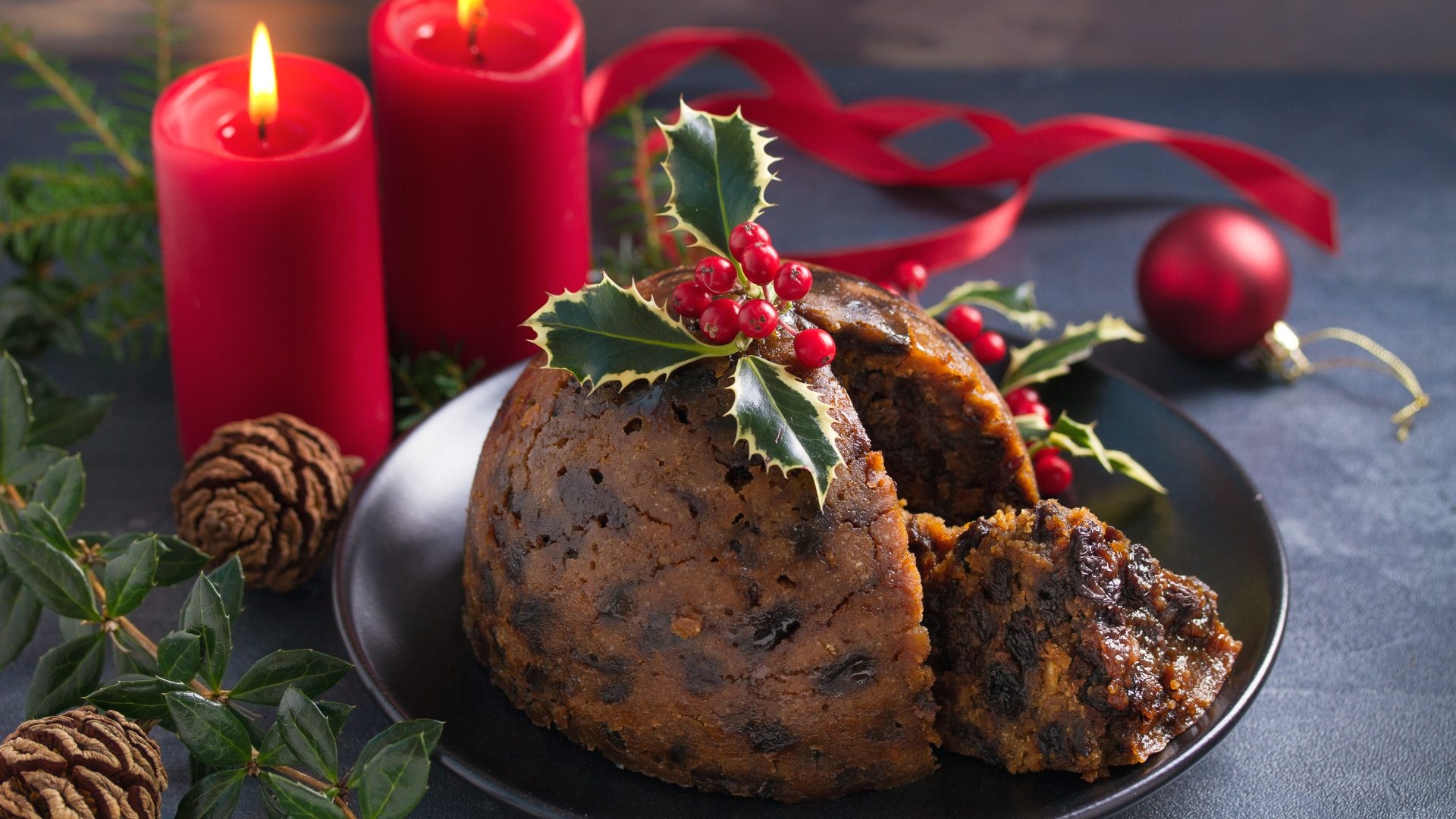 Royal family's Christmas pudding, Official recipe, Regal holiday tradition, Rich and flavorful, 1920x1080 Full HD Desktop