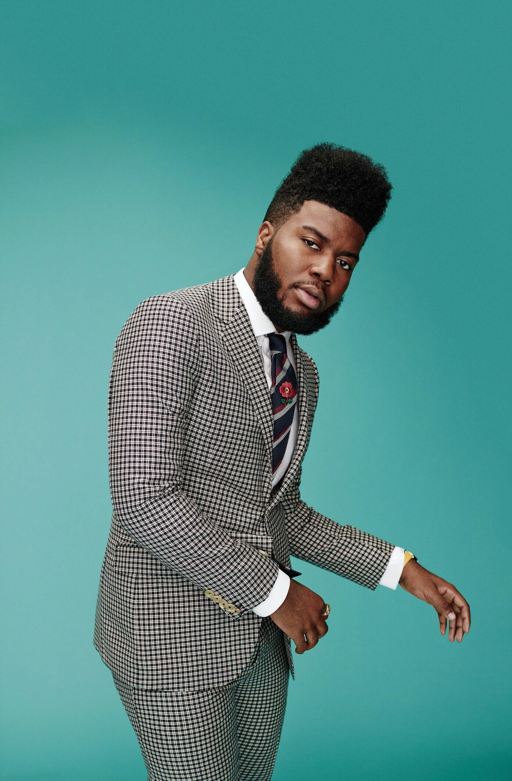 Khalid (Singer): Single "Talk", Peaked at No. 3 in the US, Grammy Award for Record of the Year nomination. 1680x2560 HD Background.