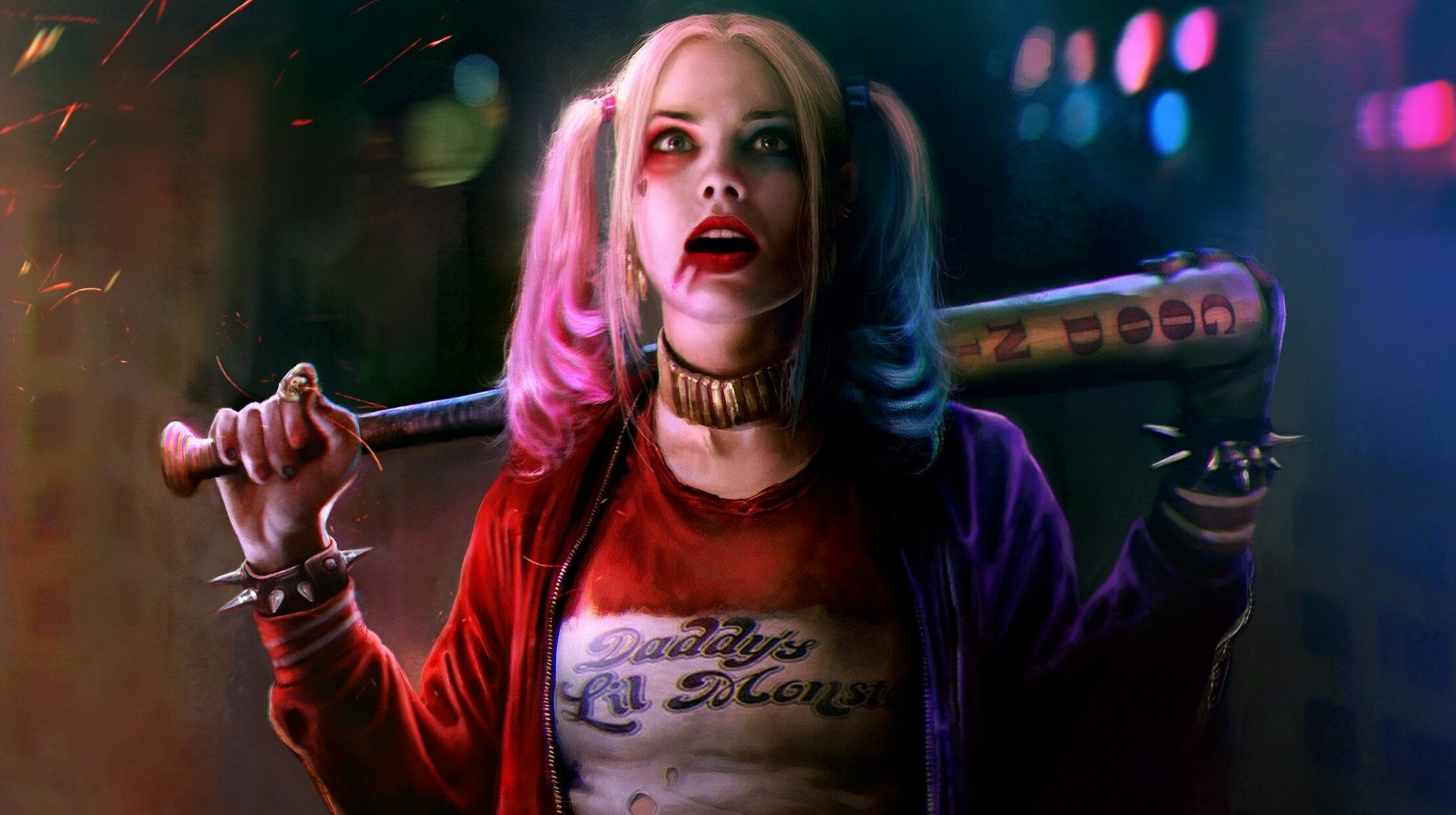 Suicide Squad: She has become one of DC's most popular characters, Quinn. 2220x1250 HD Background.
