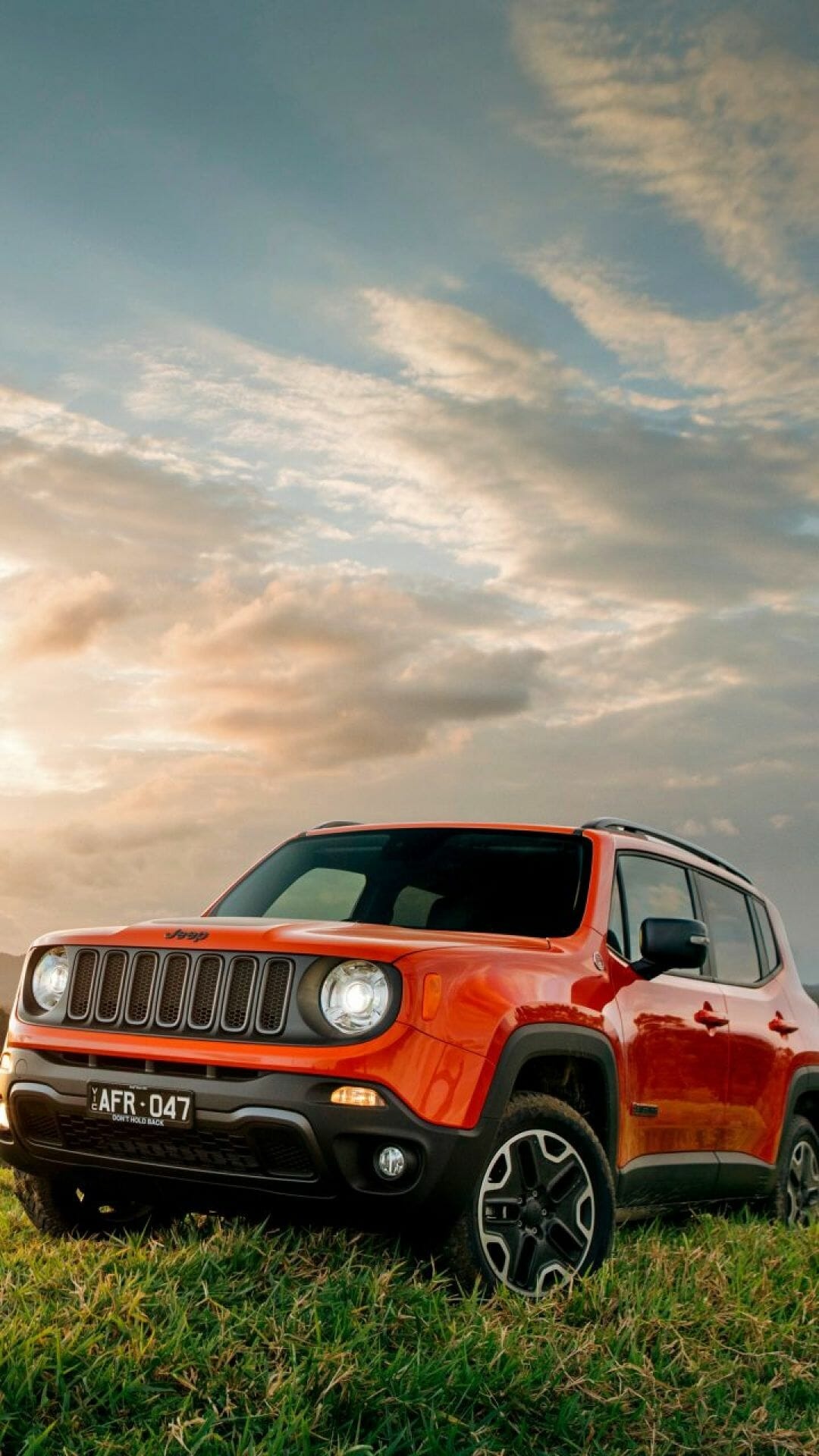 Jeep Renegade, Android and iPhone wallpapers, HD backgrounds, 2022 model, 1080x1920 Full HD Handy