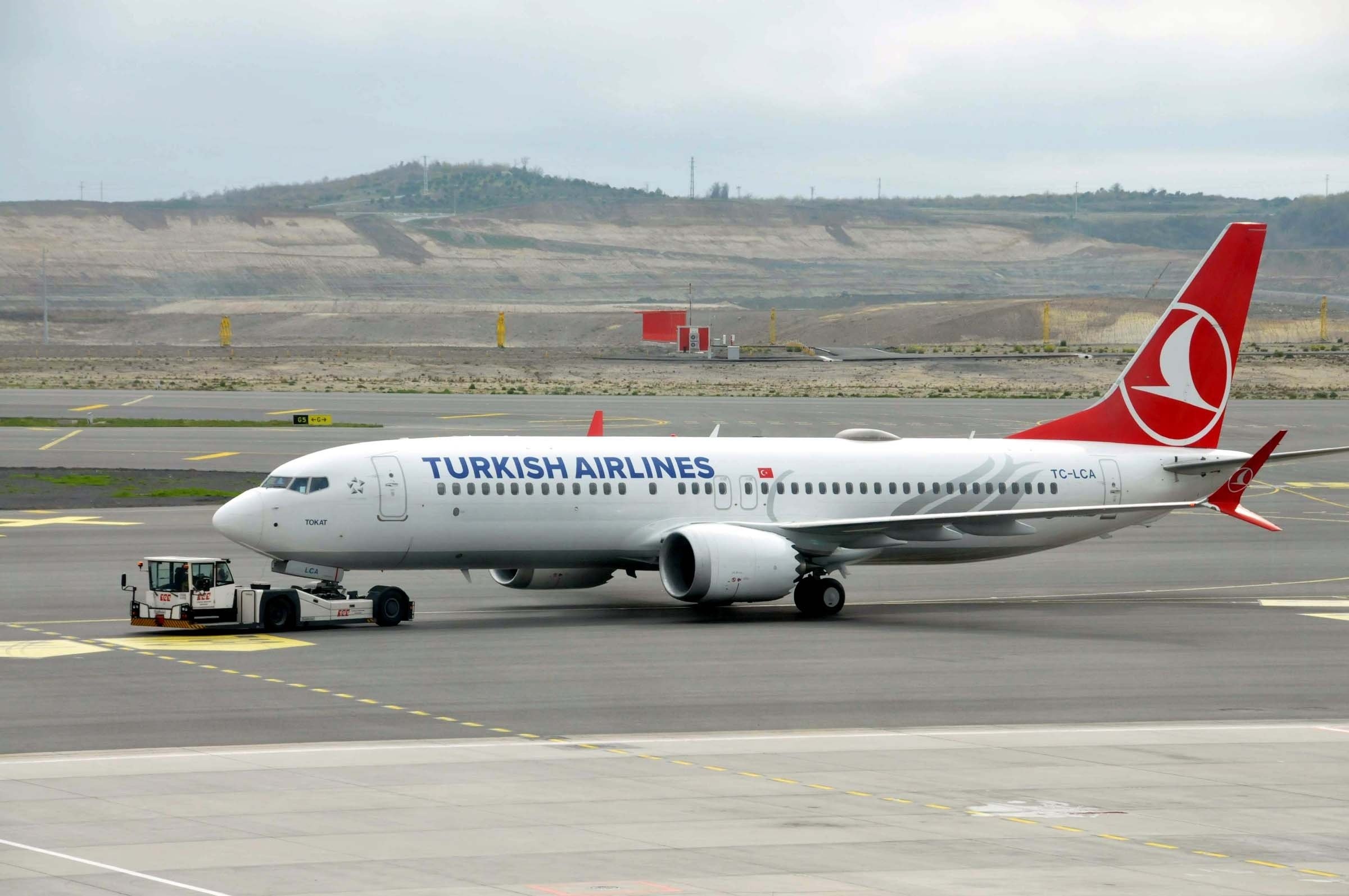 Turkish Airlines, Boeing 737 Max, Returns, Sky, 2400x1600 HD Desktop