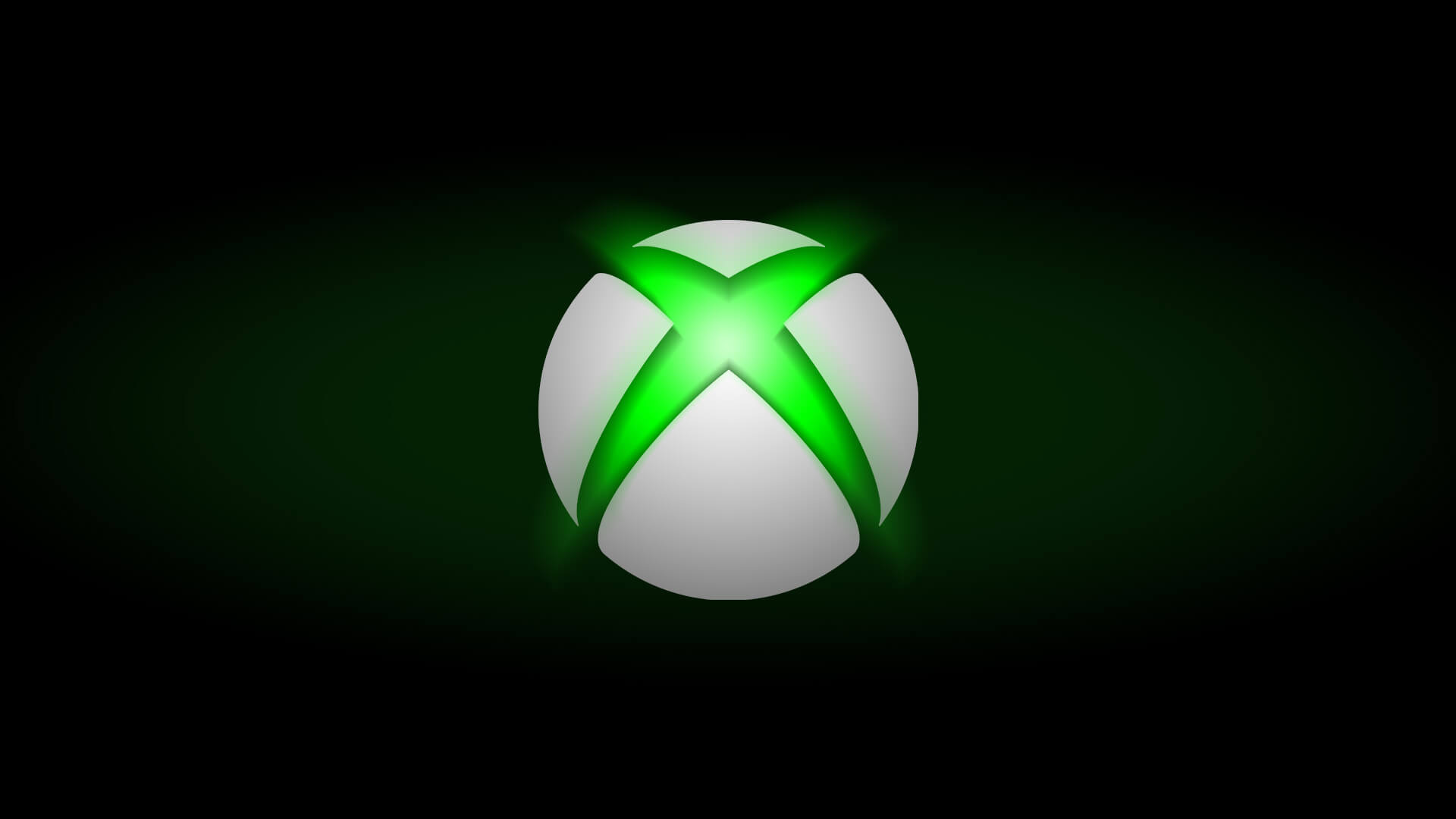 Xbox: Microsoft's first foray in the gaming console market, Logo. 1920x1080 Full HD Background.