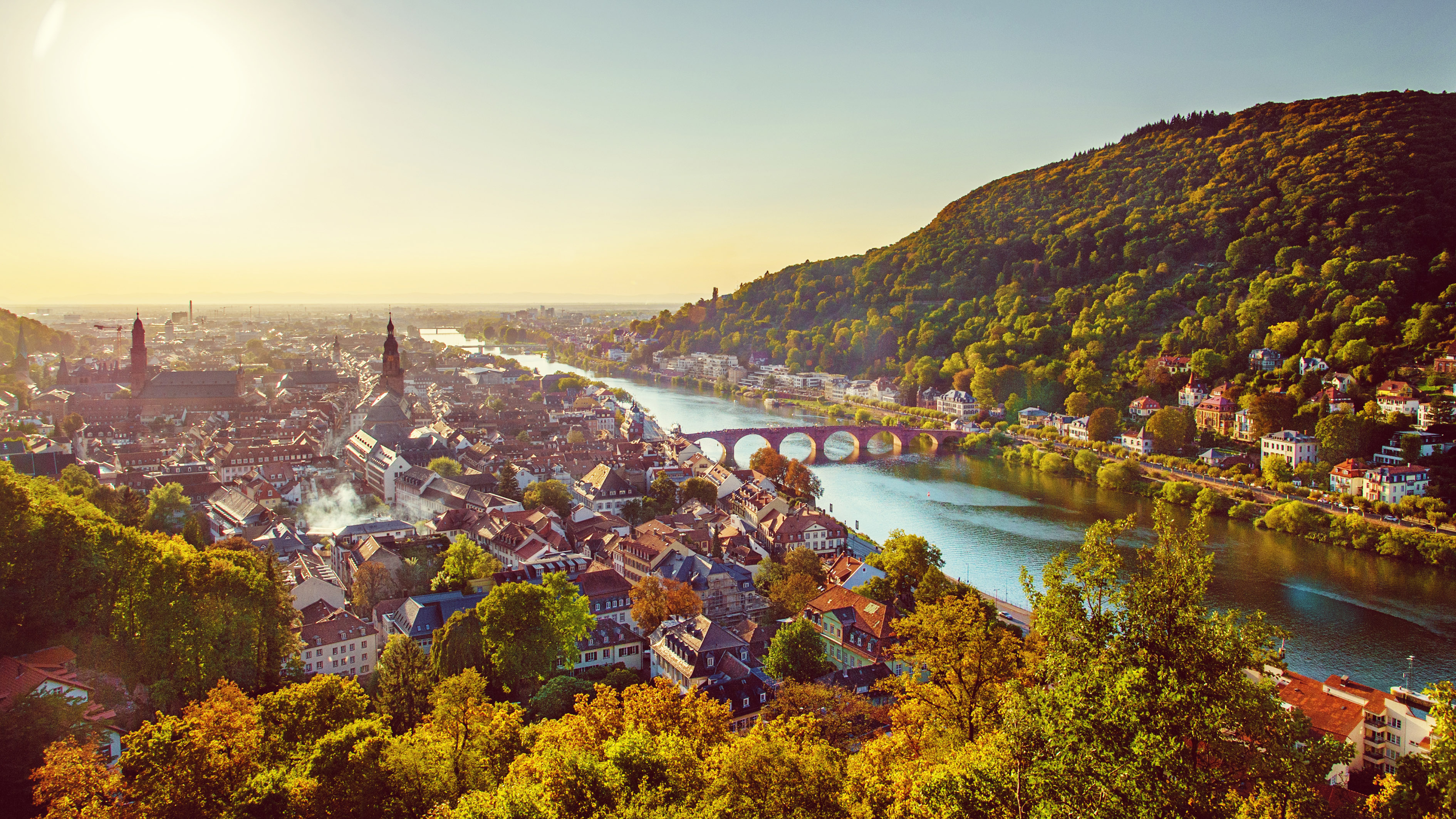 Danube River, Beautiful towns, Germany, 3780x2130 HD Desktop