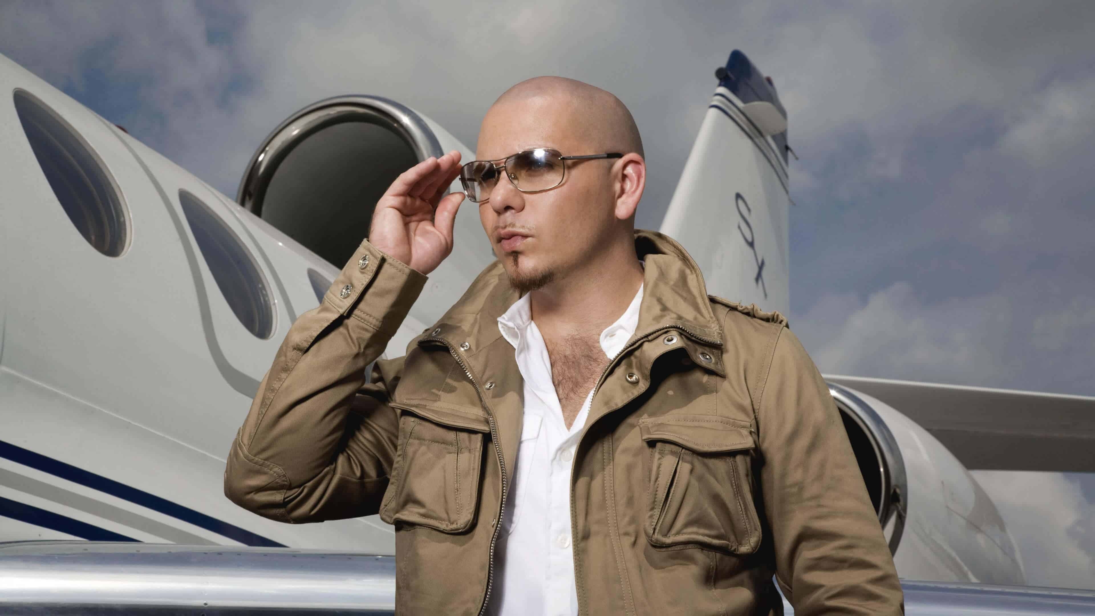 Pitbull's private jet, Rapper Pitbull, Luxury lifestyle, Impressive wallpaper, 3840x2160 4K Desktop