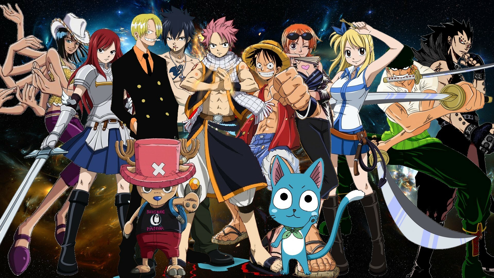 Fairy Tail: The series went on hiatus on March 30, 2013, with 175 episodes. 1920x1080 Full HD Background.