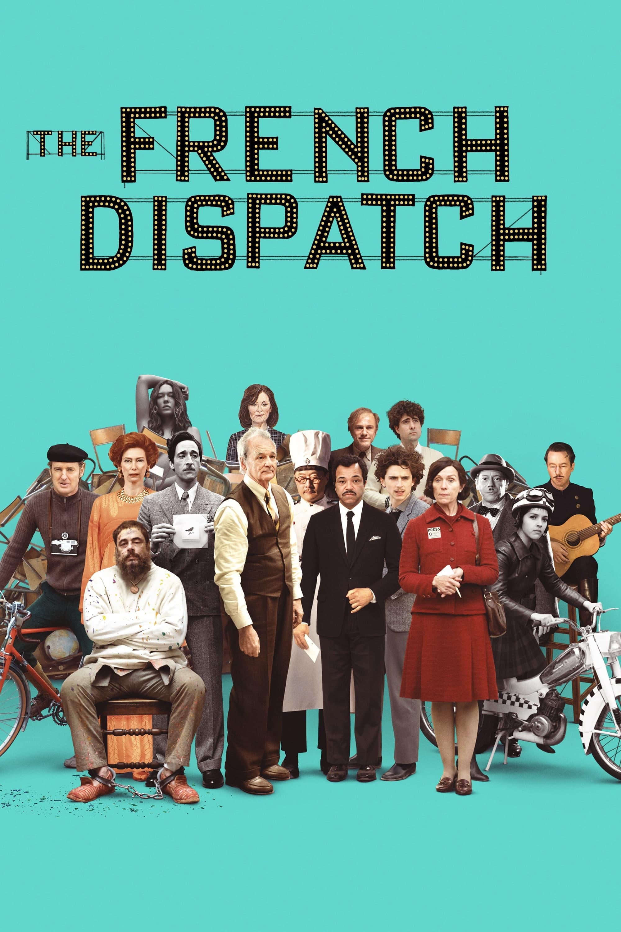 The French Dispatch posters, Movie database, 2000x3000 HD Handy
