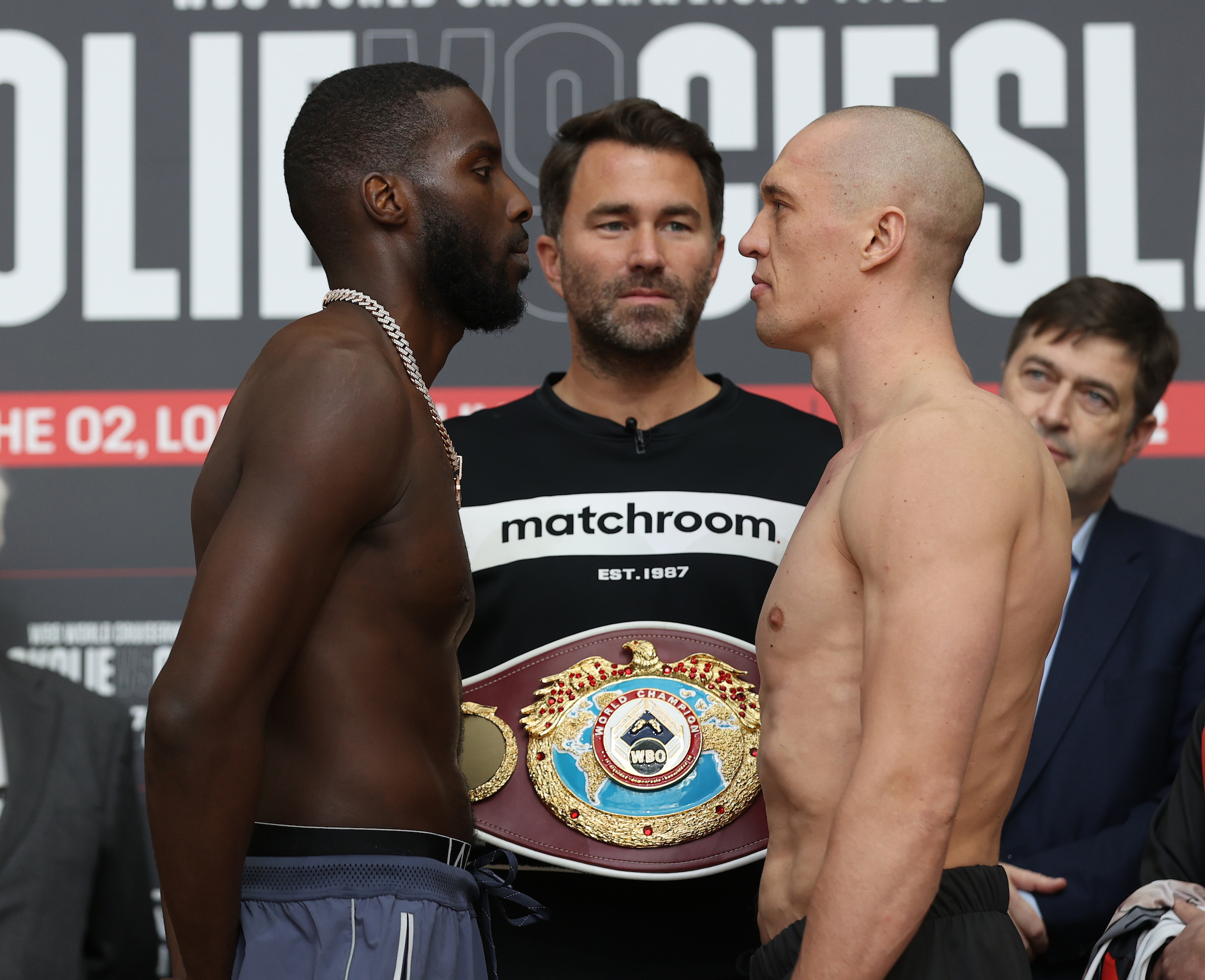 Lawrence Okolie, Cruiserweight title fight, Weigh-in success, Boxing excellence, 2400x1960 HD Desktop