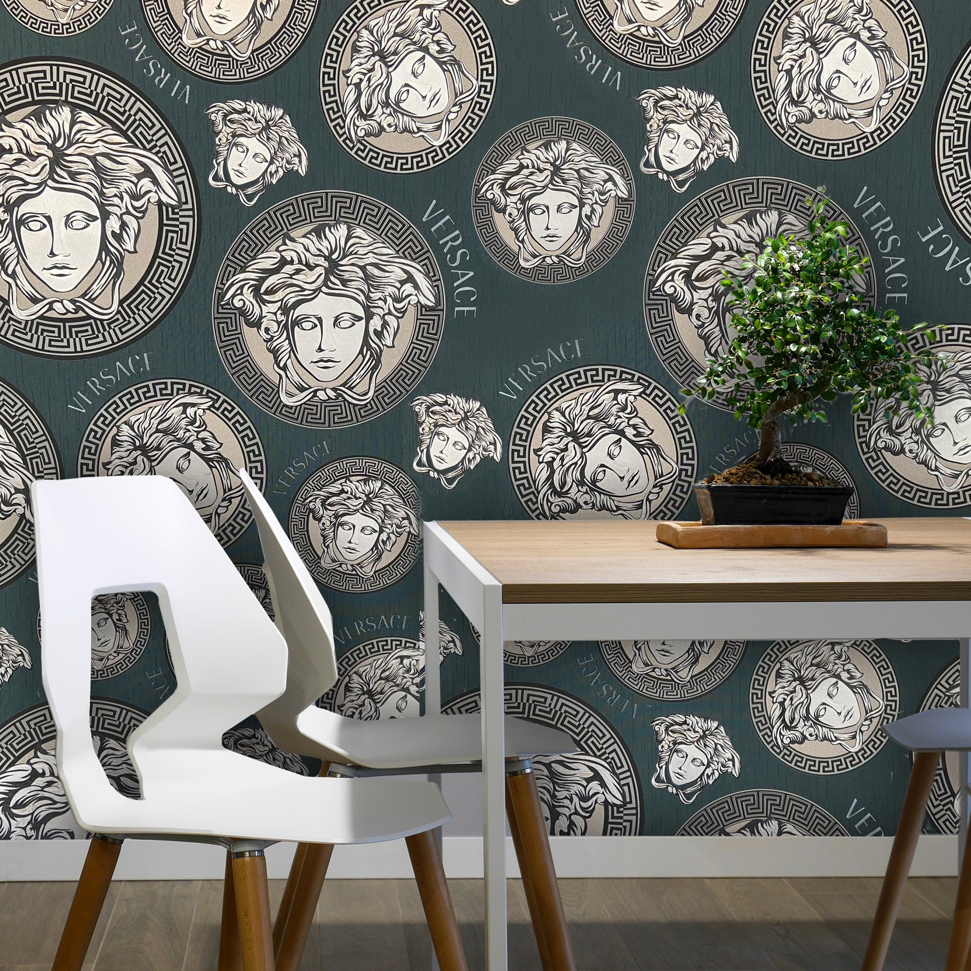 Versace: A character from the Greek mythology, Exclusive wallpaper collection. 2000x2000 HD Wallpaper.