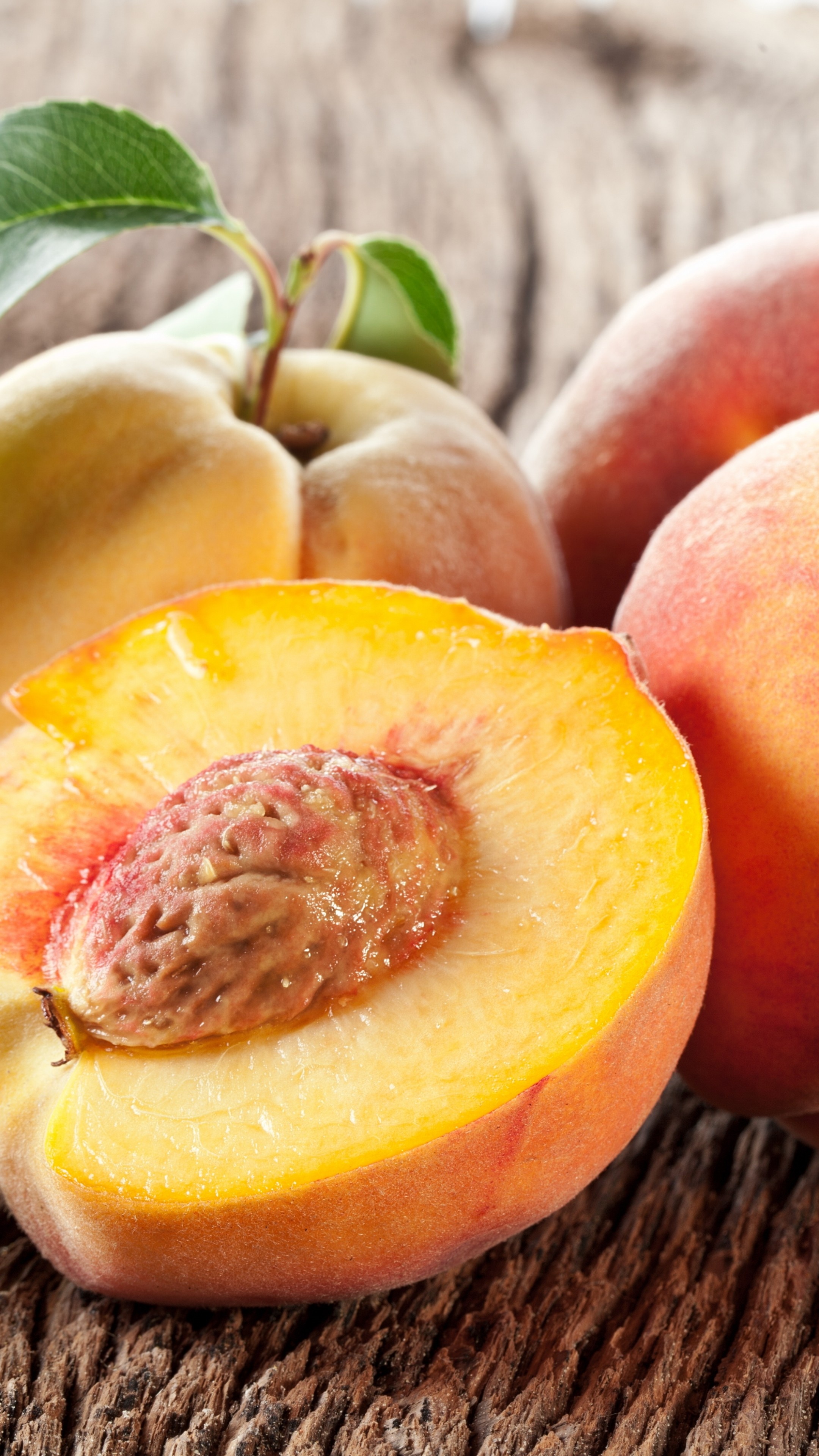 Seeds: Peach, A stone fruit, Drupe. 2160x3840 4K Wallpaper.