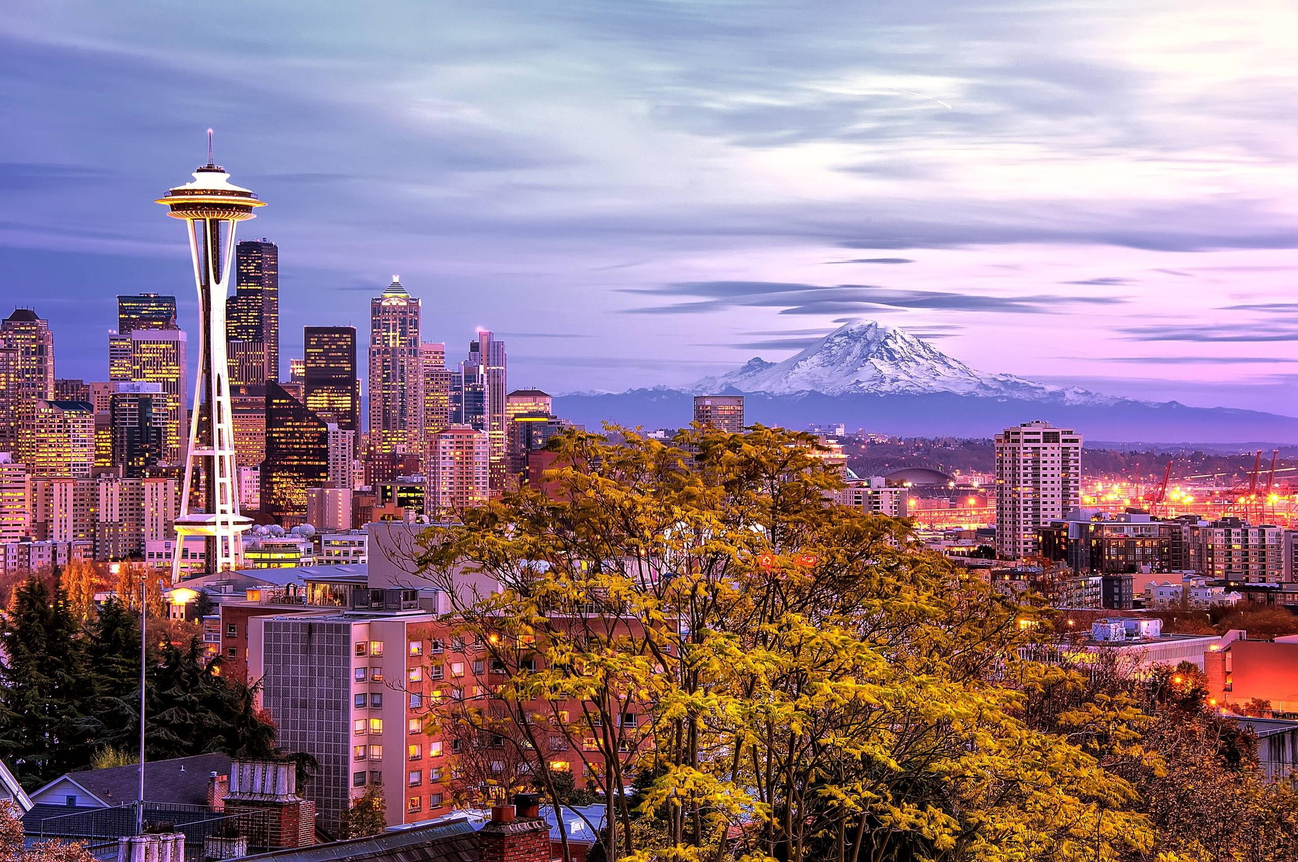 Seattle Skyline, Space Needle, HD Wallpaper, 2570x1710 HD Desktop