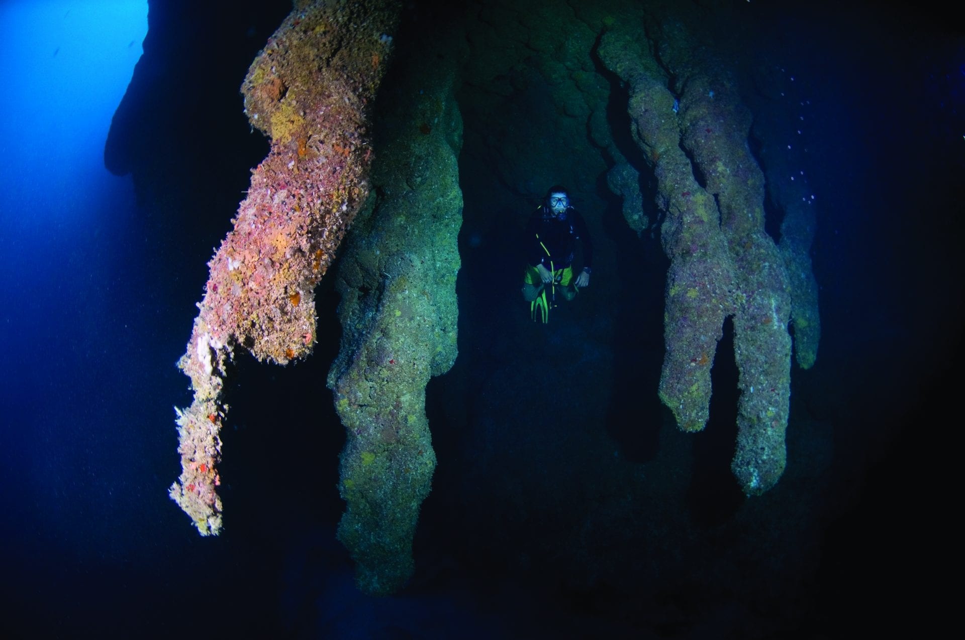 Belize's wonder, Scuba diving, Underwater discovery, Deep blue exploration, 1920x1280 HD Desktop