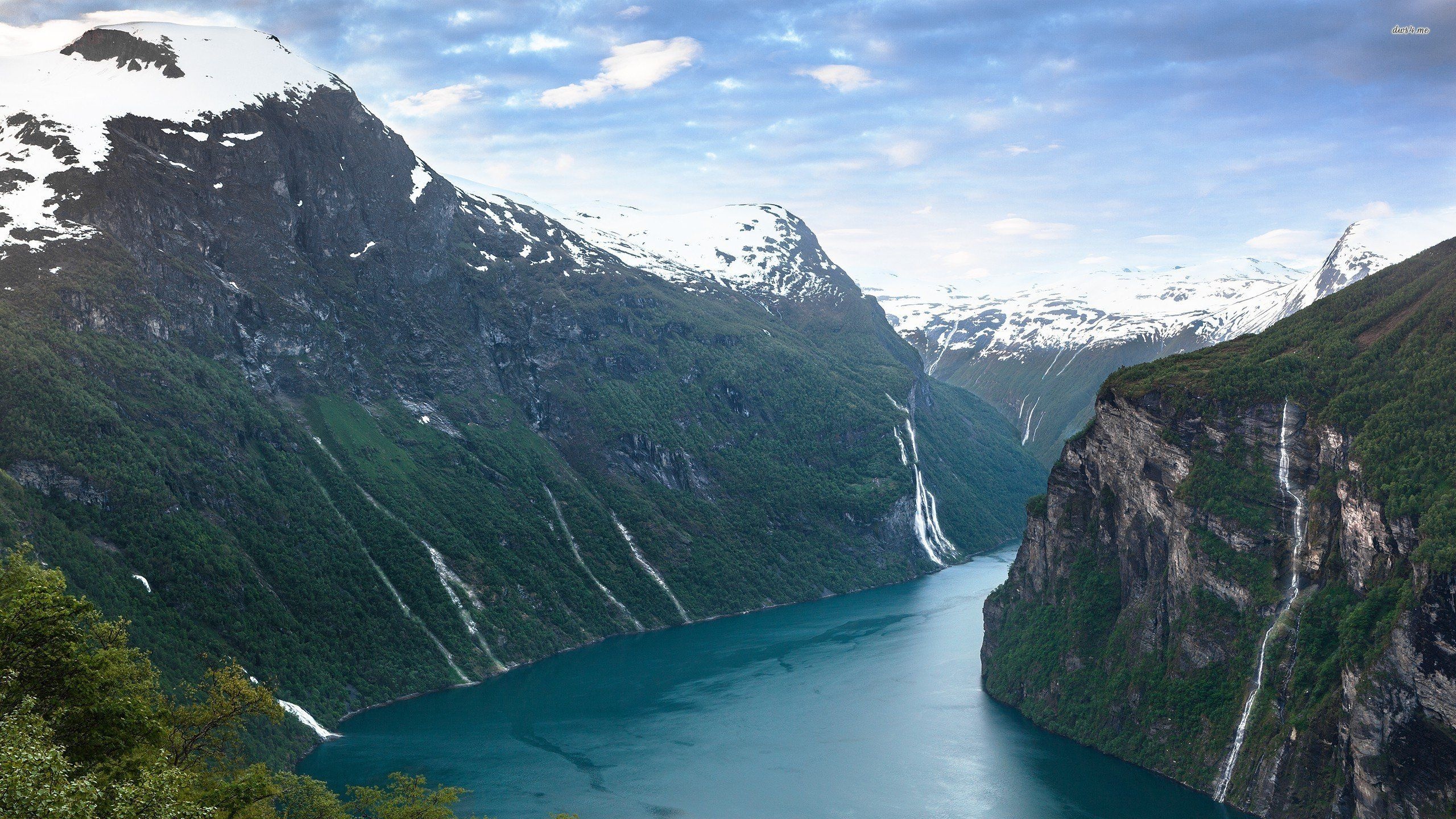 Norwegian fjords wallpaper, Scenic wonders, Nature's artwork, Desktop background, 2560x1440 HD Desktop