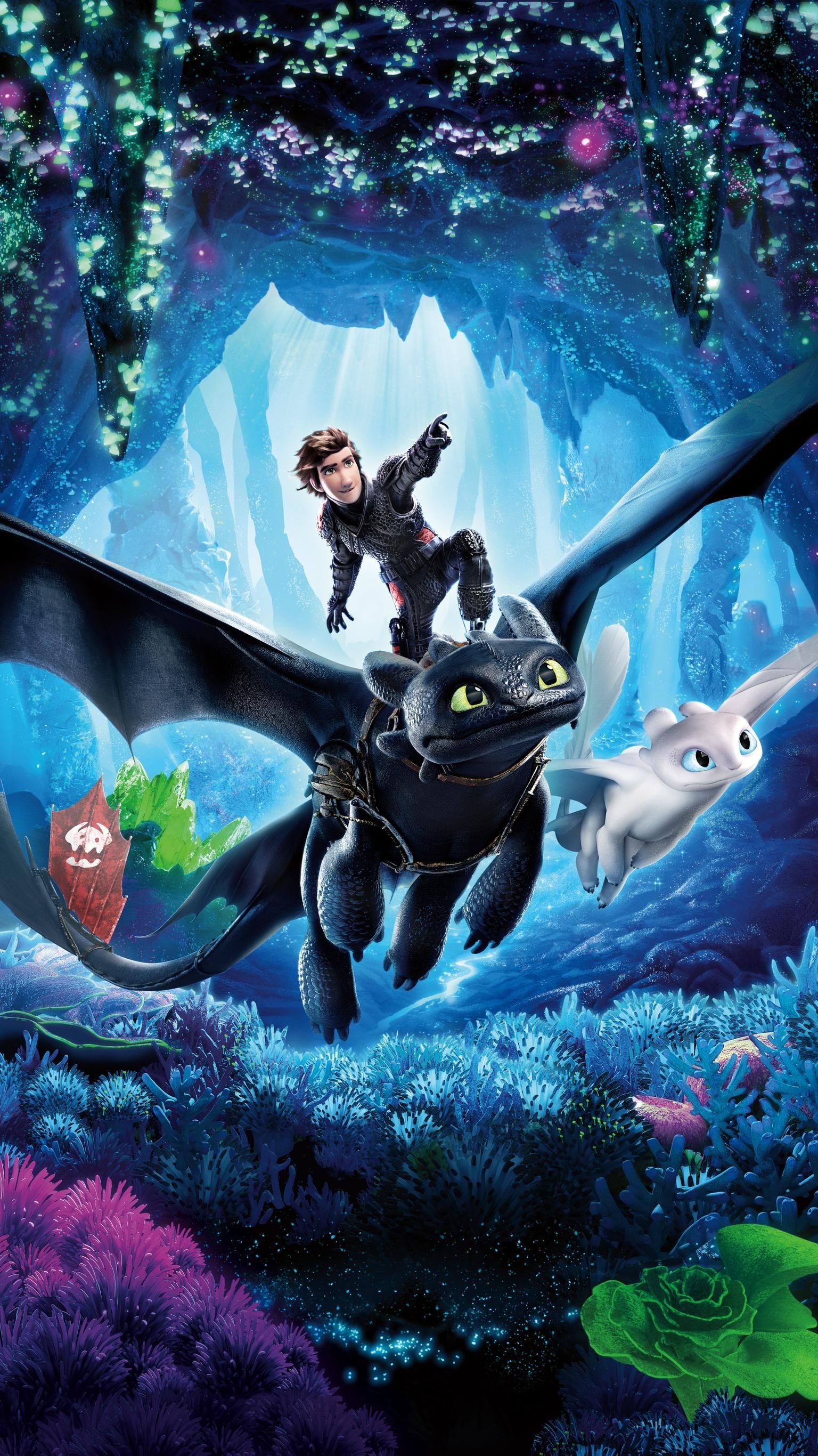 How to Train Your Dragon: The Hidden World (Animation), Epic dragon journey, Breathtaking animation, Unforgettable finale, 1540x2740 HD Handy