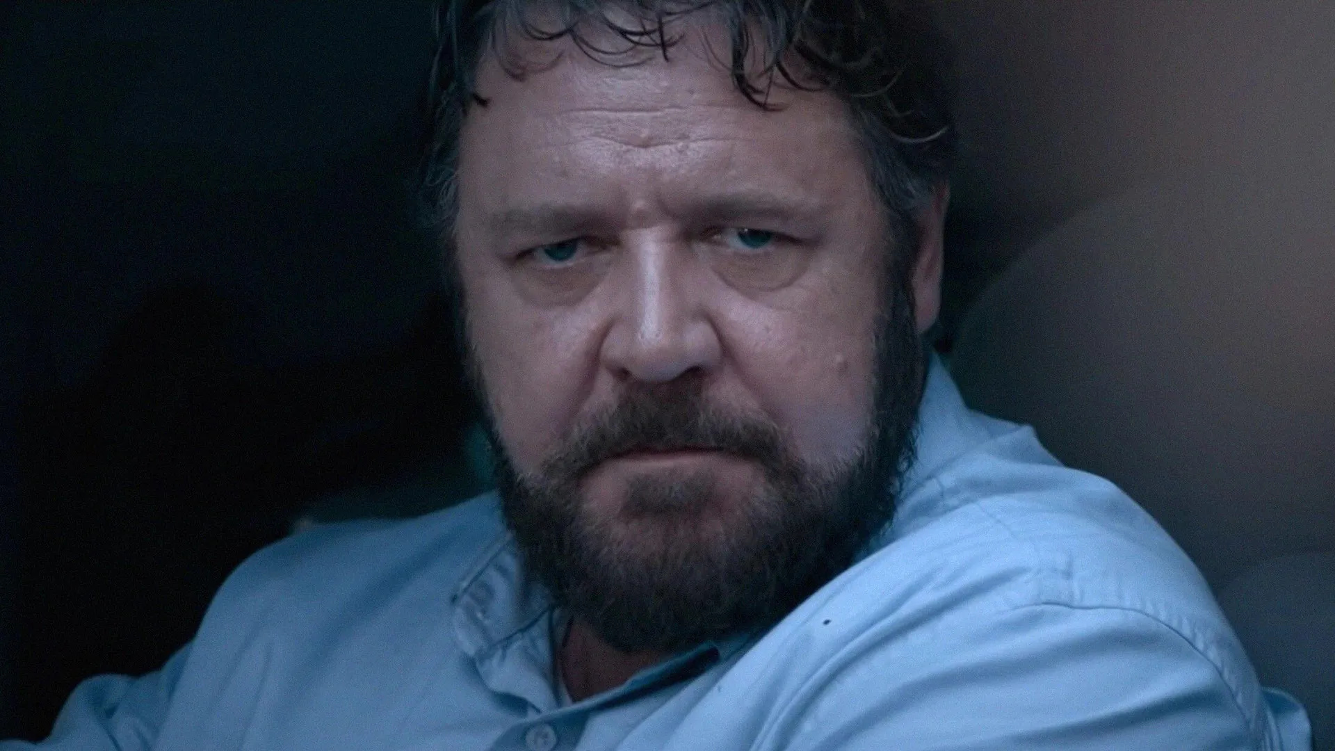 Russell Crowe, Unhinged review, Jaws, British GQ, 1920x1080 Full HD Desktop