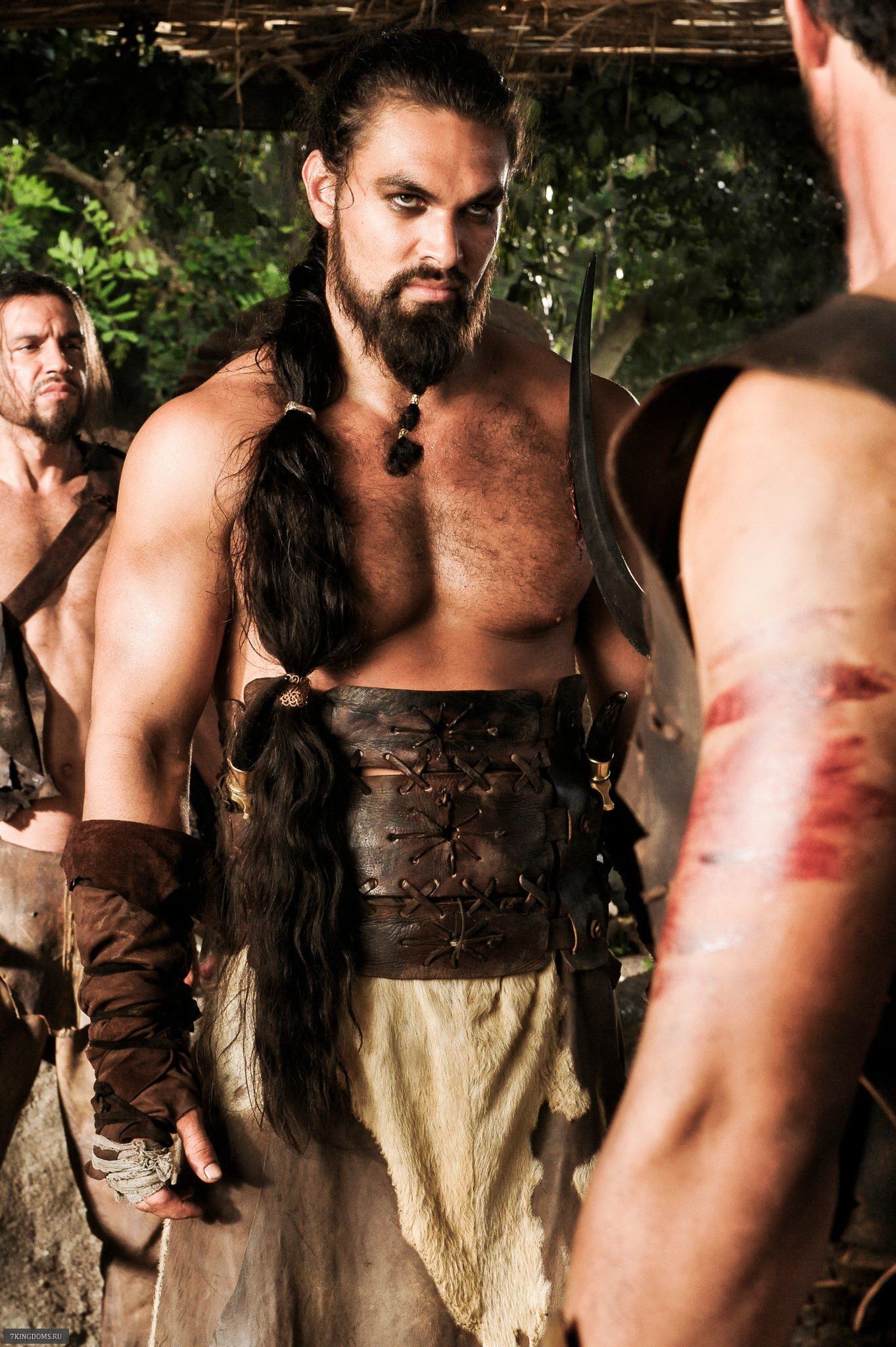 Khal Drogo, Game of Thrones, Intense photo, Jason Momoa's character, 1370x2050 HD Phone