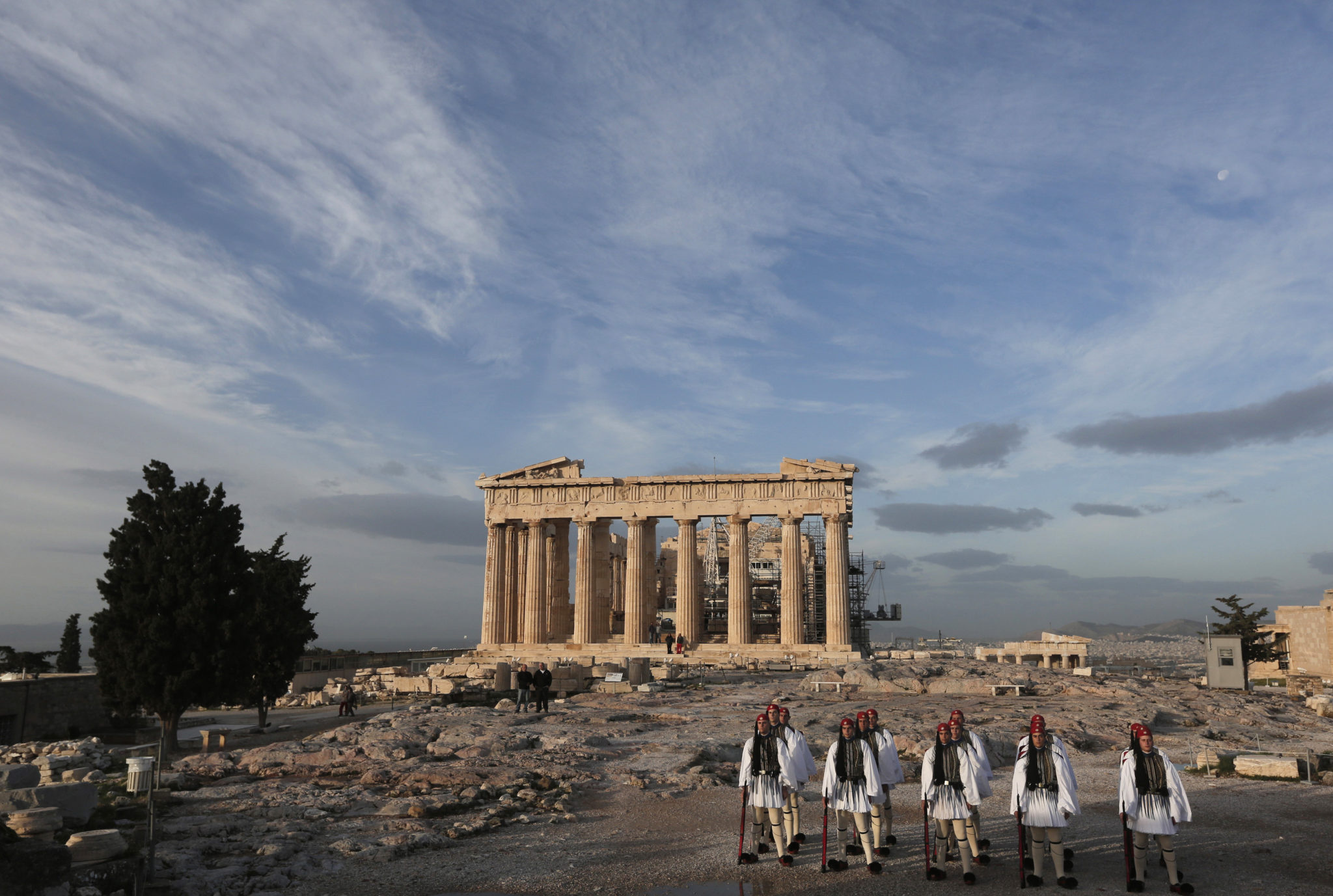 Presidential Guards, Parthenon, Athens, Greece, 2050x1380 HD Desktop