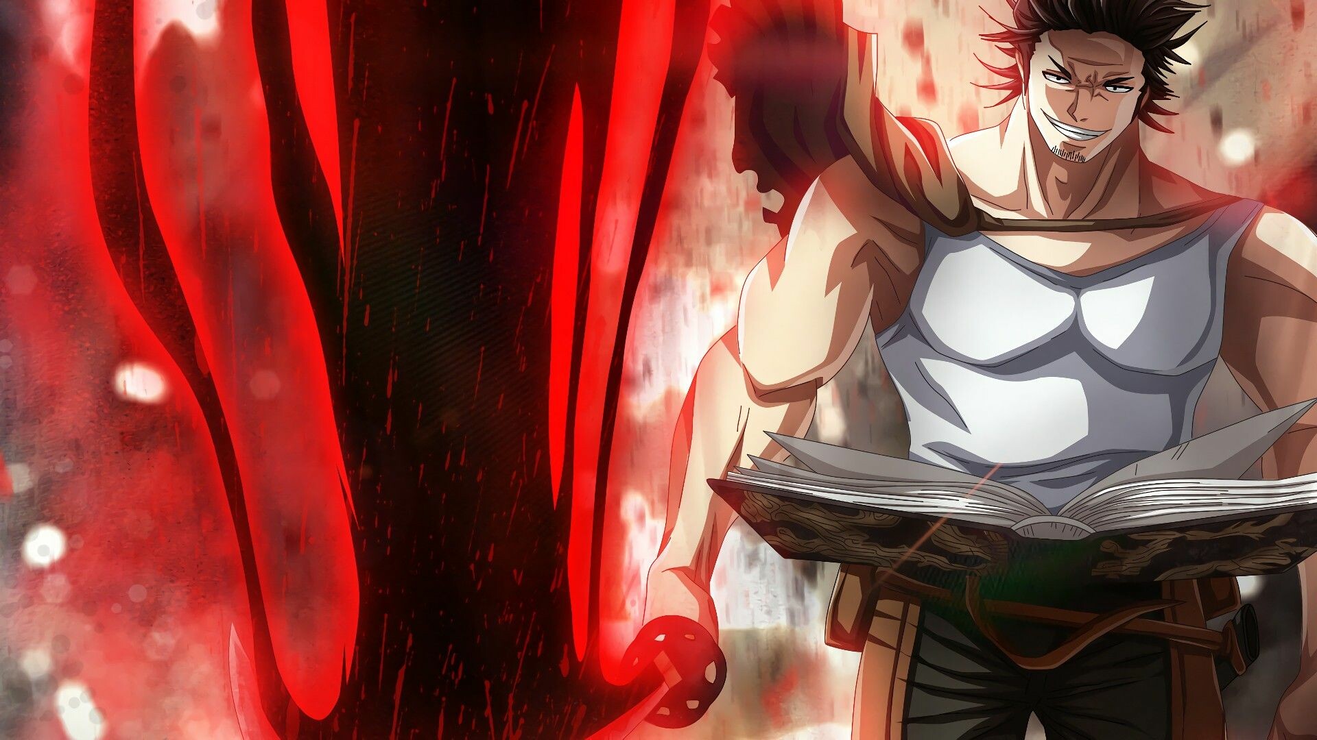 Black Clover: Yami Sukehiro, Originated from another country known as the Land of the Sun. 1920x1080 Full HD Background.