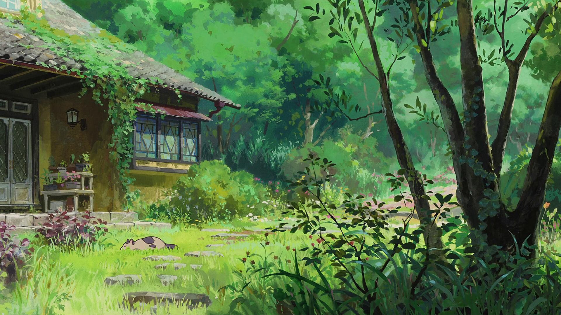 Studio Ghibli: Five of the studio's films have received Academy Award nominations. 1920x1080 Full HD Background.