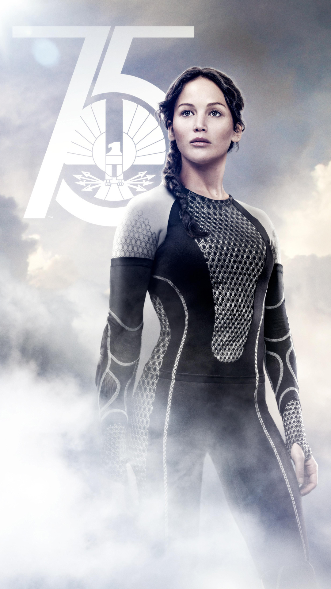 Hunger Games: Catching Fire, The fifth-highest-grossing film of 2013. 1080x1920 Full HD Wallpaper.