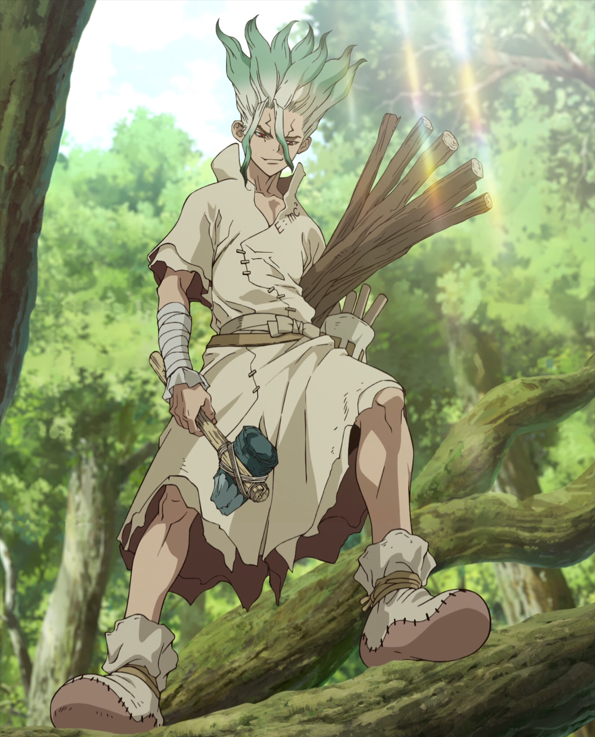 Dr.STONE: Senku Ishigami, Earned a name for itself for its educational premise and passionate attitude toward science. 1920x2380 HD Wallpaper.