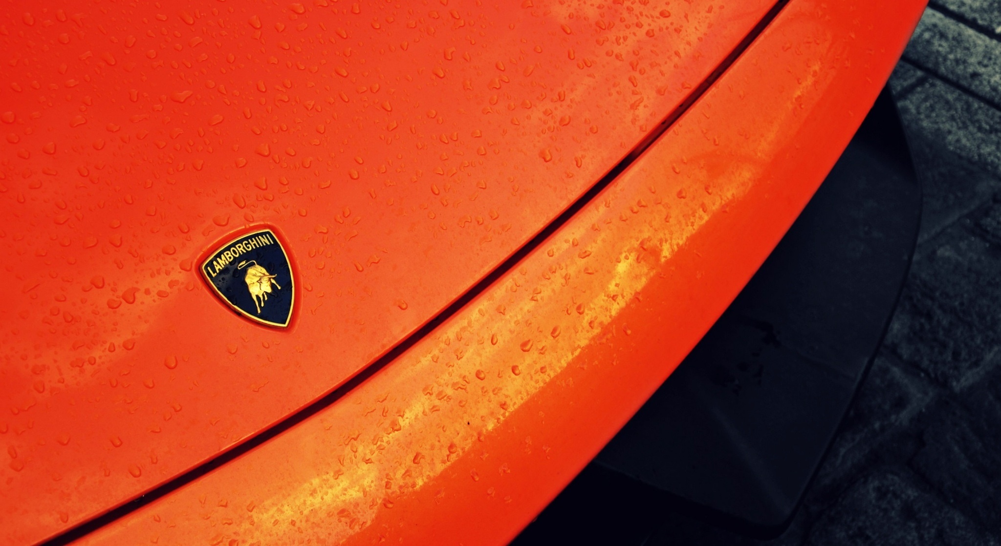 Lamborghini logo, Wallpapers, 2050x1120 HD Desktop