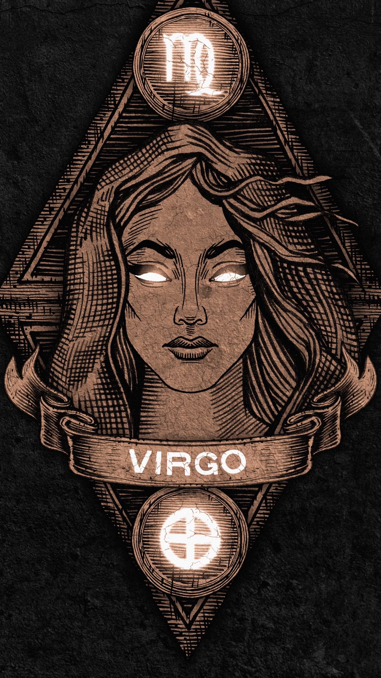 Popular virgo backgrounds, Virgo zodiac sign, Wallpaper gallery, 1250x2210 HD Handy