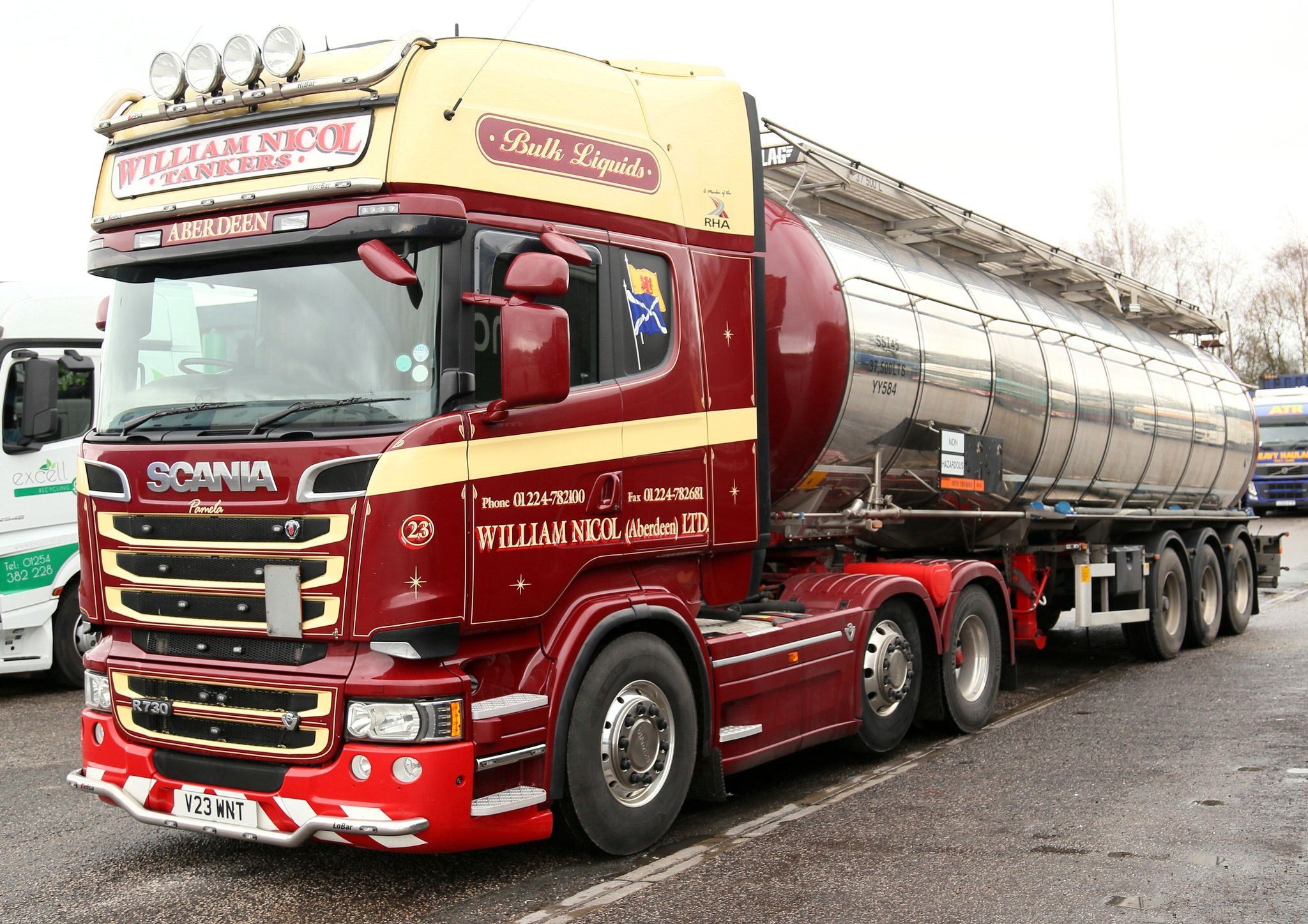 Scania R720, William Nicol, Aberdeen, Y23WNT, 2050x1450 HD Desktop