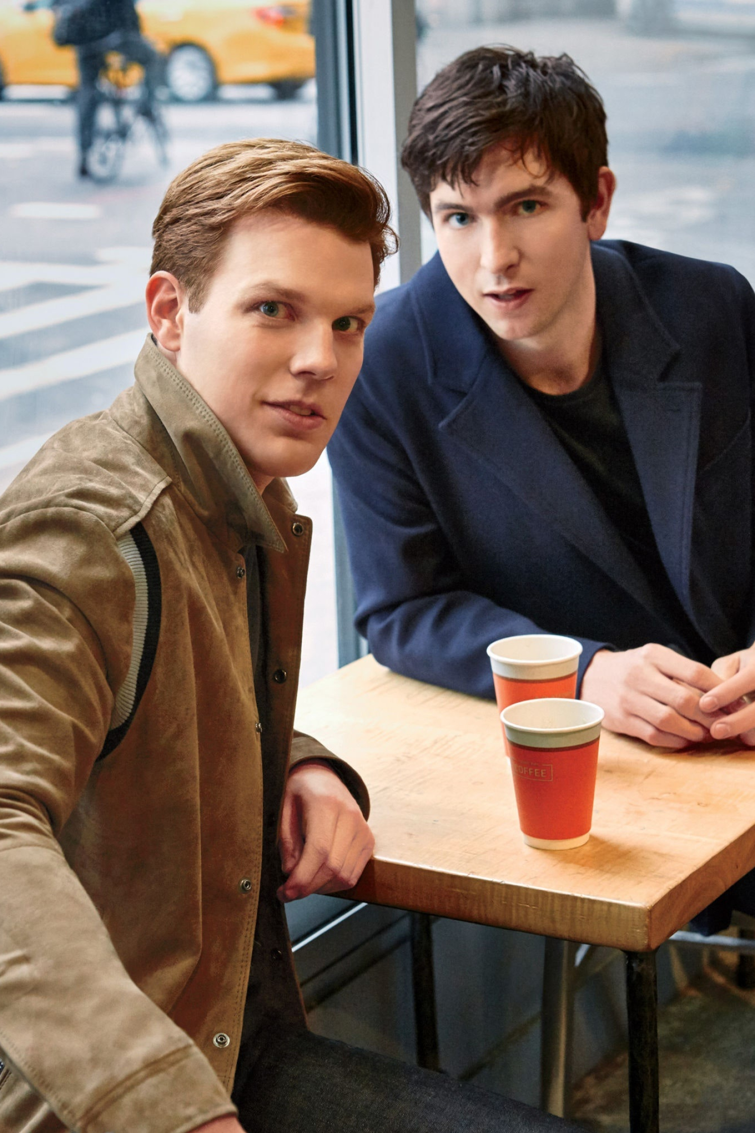 Men of the moment, Jake Lacy, Nick Braun, Succession star, Glamour magazine, 1500x2250 HD Phone