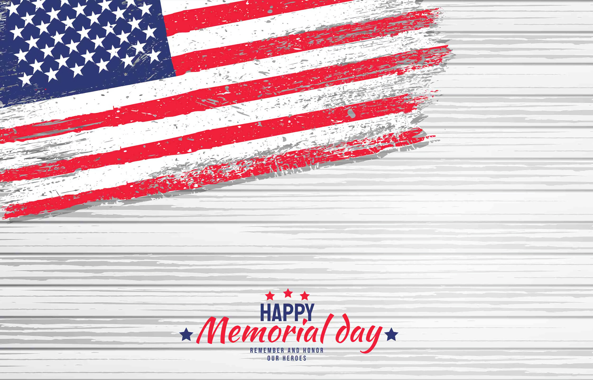 Memorial Day: American Flag, U.S. federal holiday. 1920x1230 HD Wallpaper.