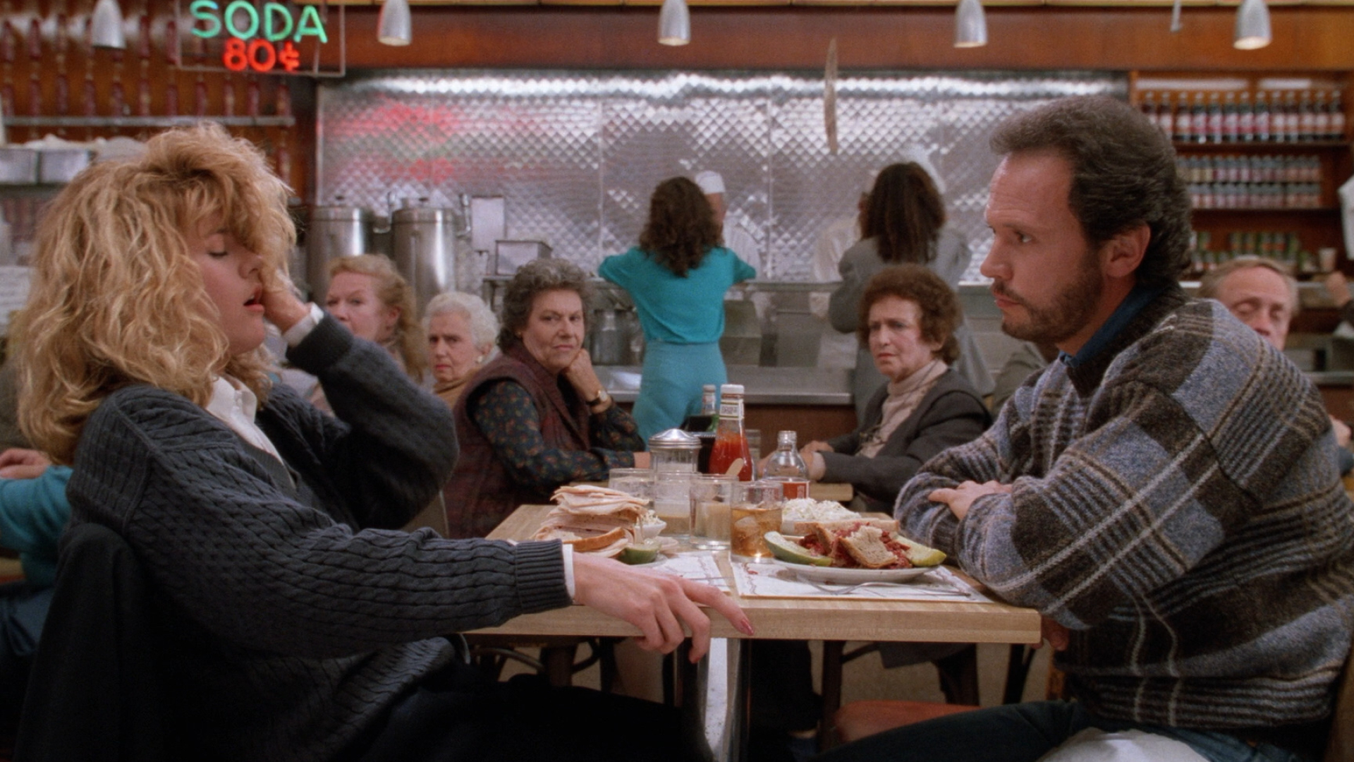 When Harry Met Sally: A couple of recent university graduates who are opposites go their separate ways, Movie. 1920x1080 Full HD Background.