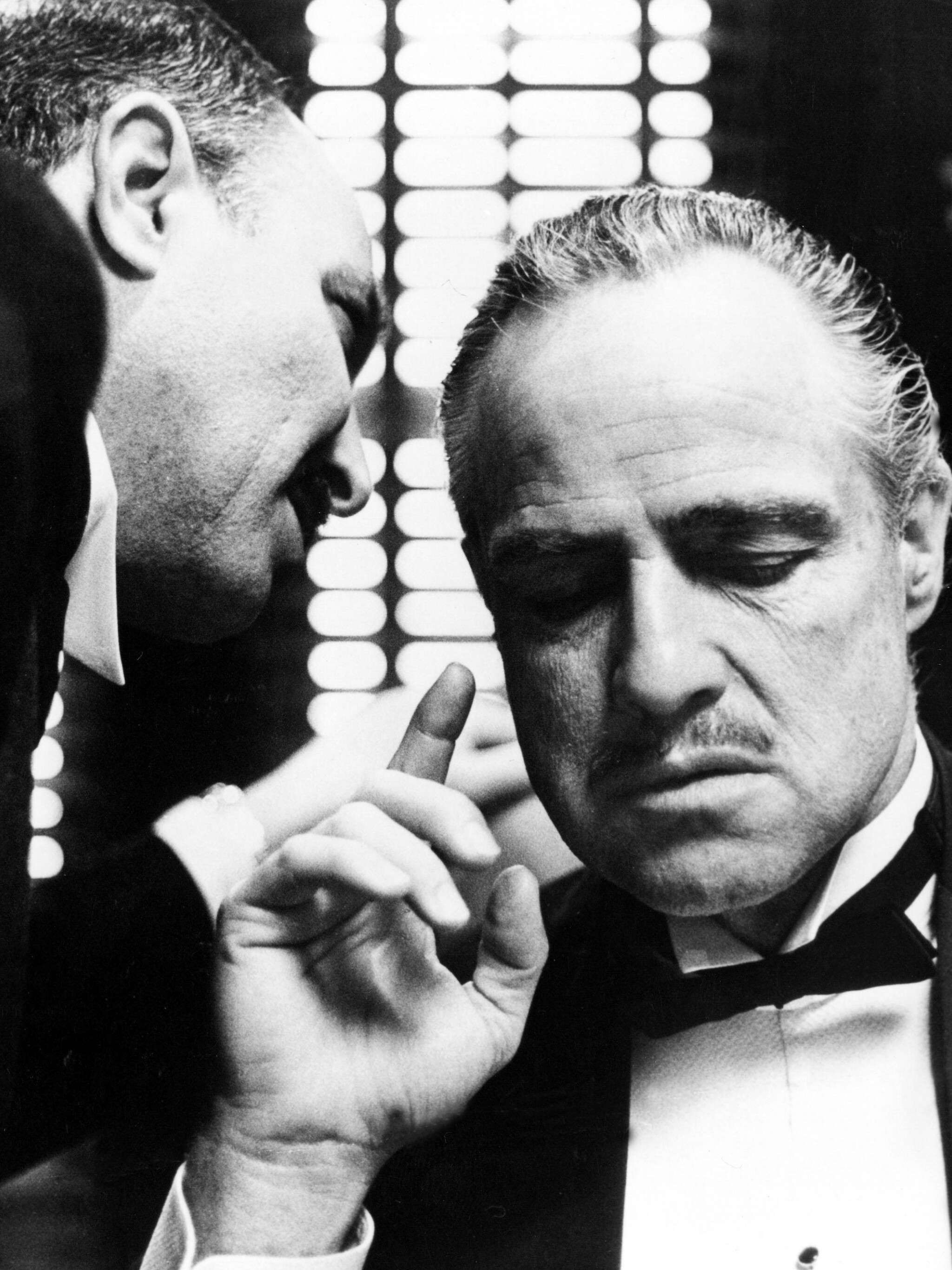 The Godfather: Marlon Brando as Vito Corleone: crime boss and patriarch of the Corleone family. 2050x2740 HD Wallpaper.