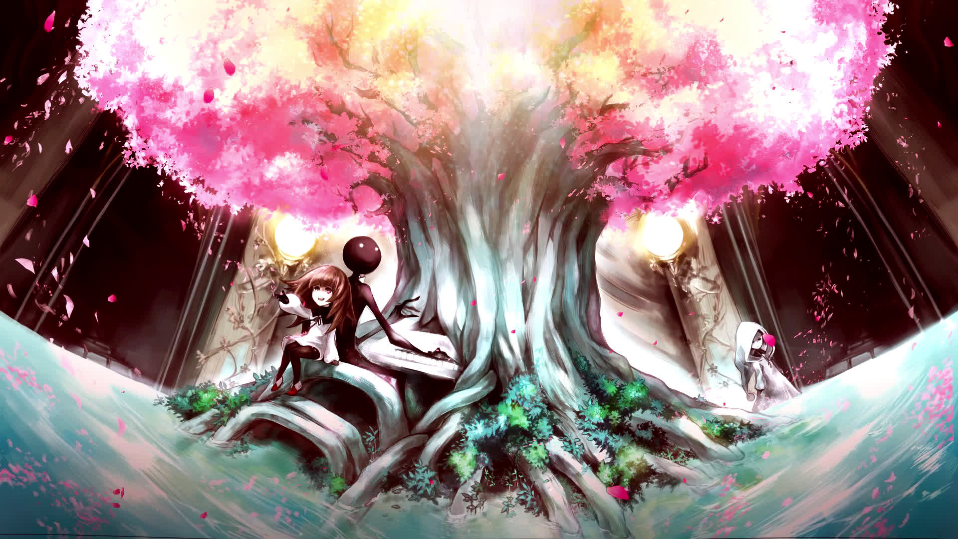 Deemo II: A young girl struggling to return home after she tumbles into the titular Deemo's world. 1920x1080 Full HD Wallpaper.